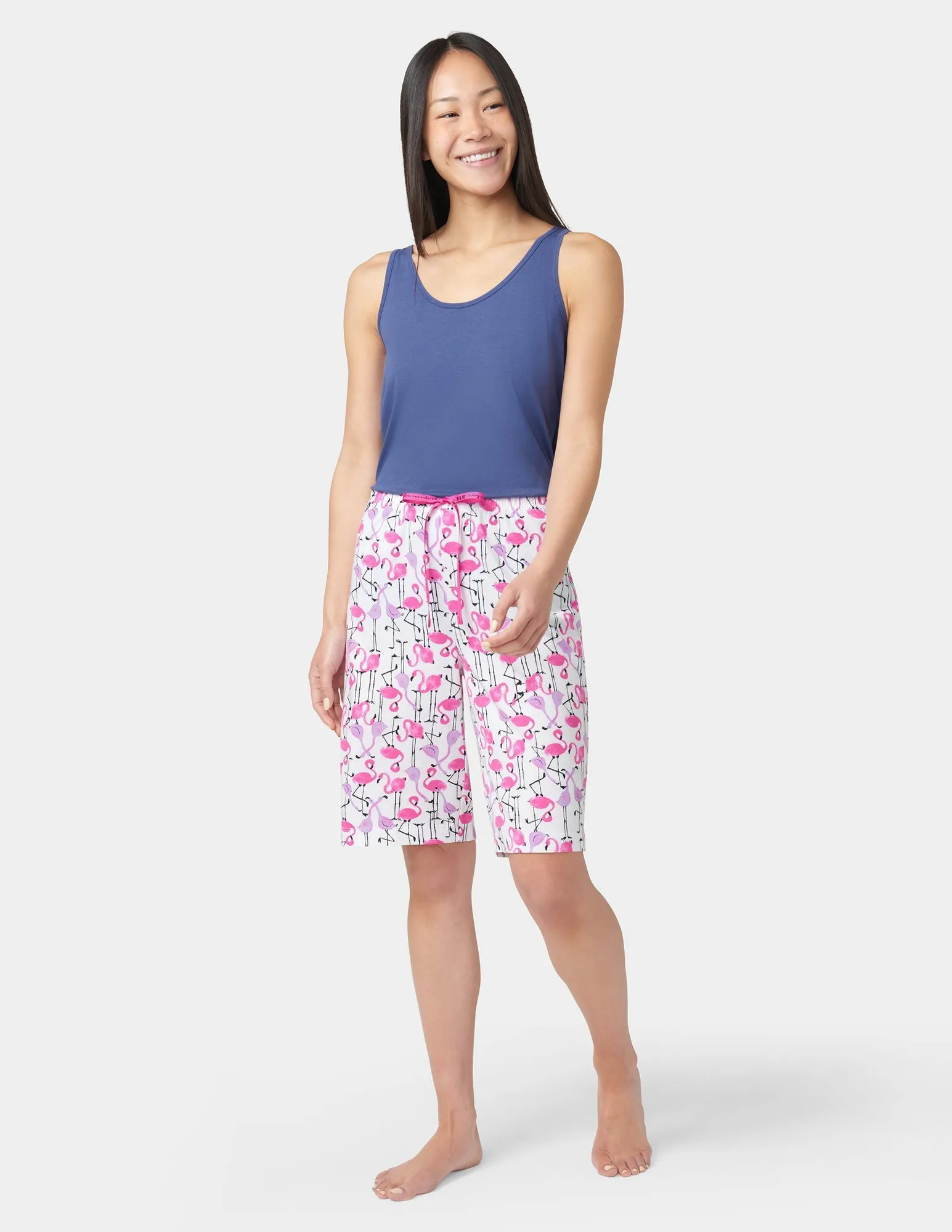 Flamingo Strut PJ Bermuda sold by HUE