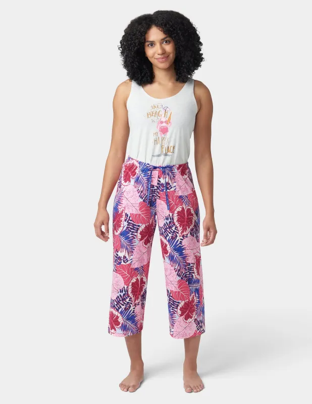 The Great Palms PJ Capri sold by HUE