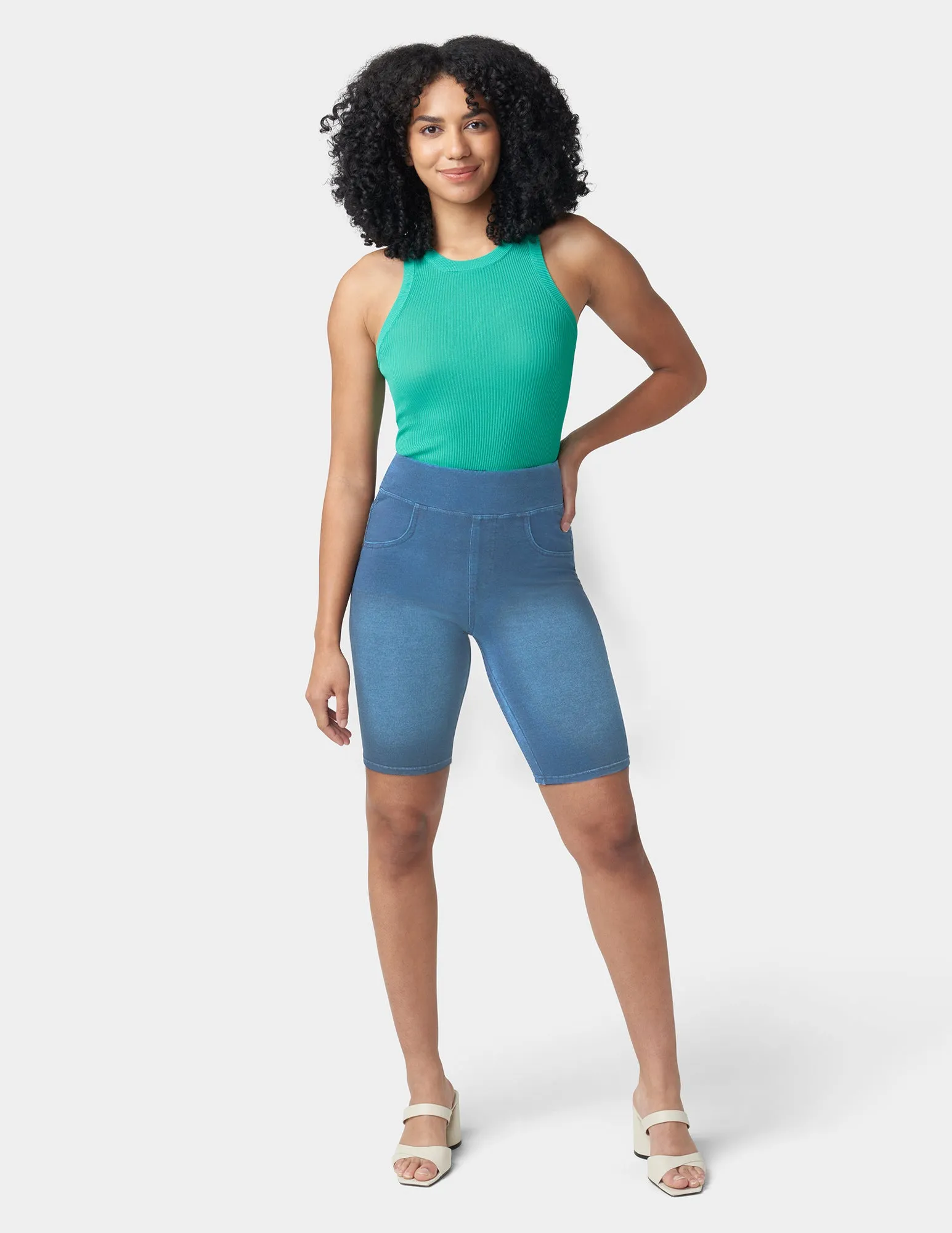 Game Changing Hi-Rise Bermuda Short Legging sold by HUE product image thumbnail 2