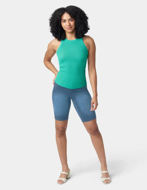 Game Changing Hi-Rise Bermuda Short Legging sold by HUE