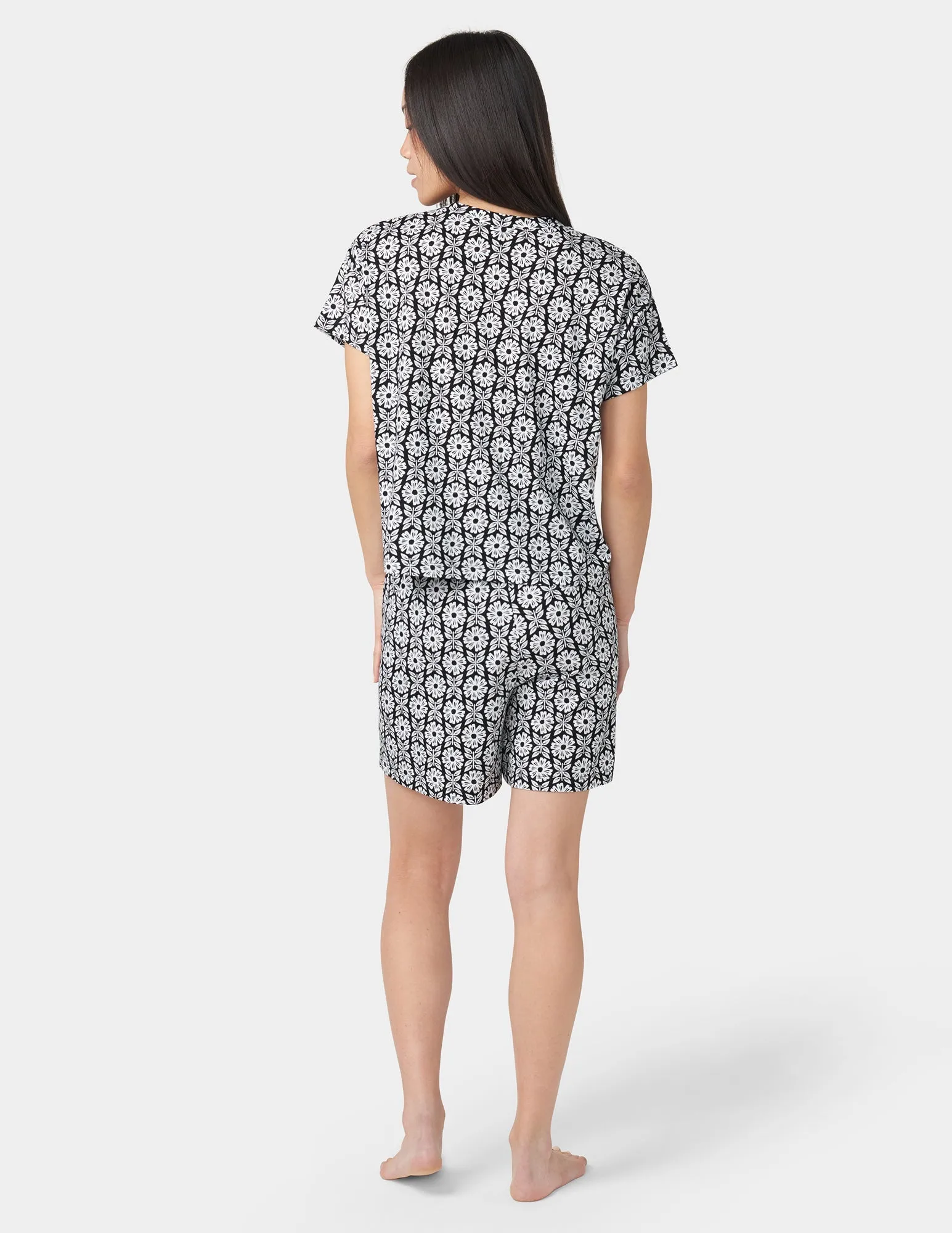 Short Sleeve PJ Boxer Set sold by HUE product image thumbnail 2