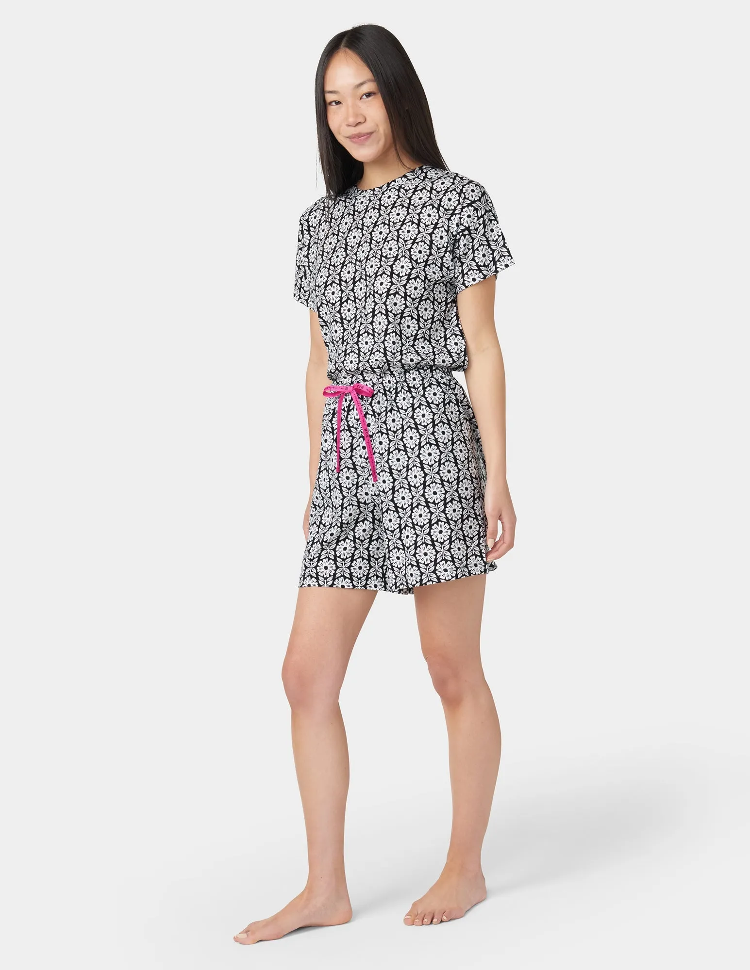 Short Sleeve PJ Boxer Set sold by HUE product image thumbnail 3