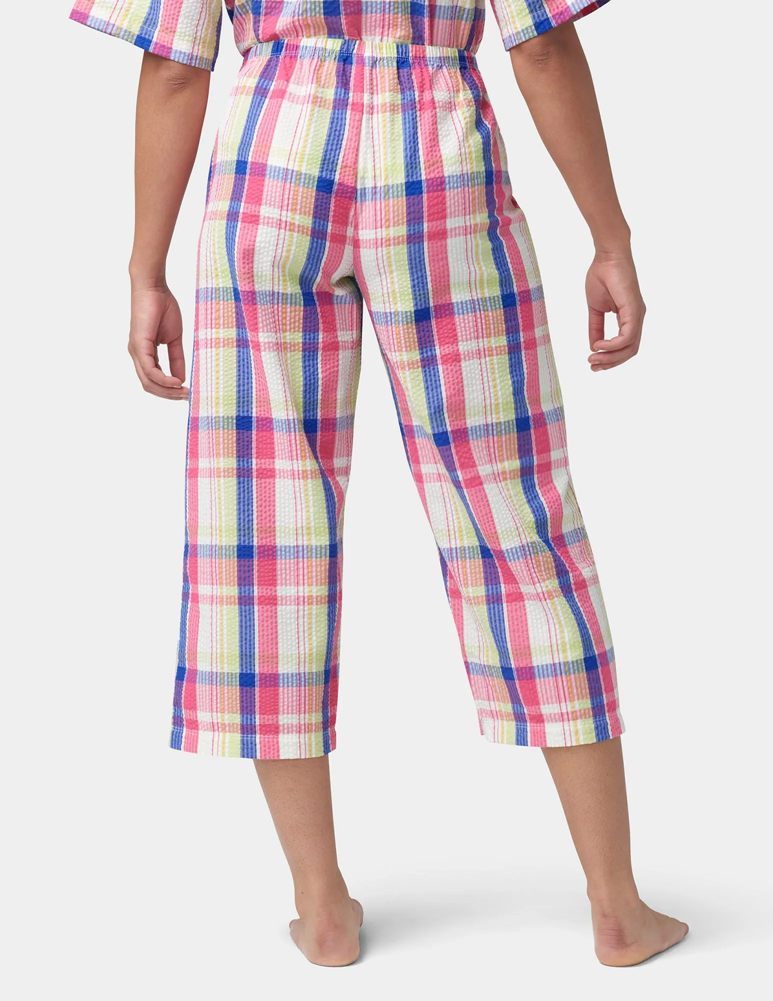 Seersucker PJ Capri sold by HUE product image thumbnail 3