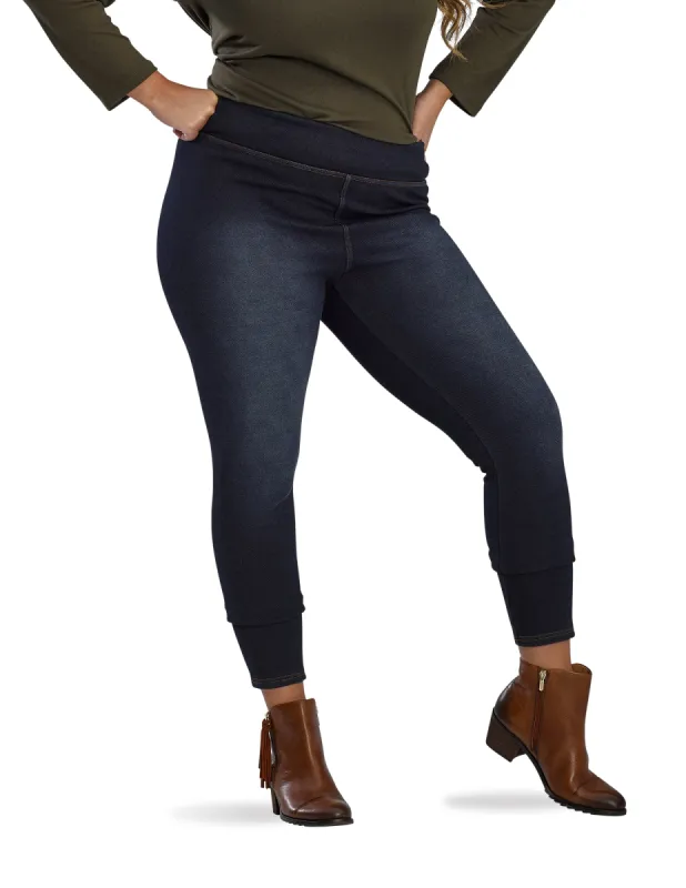 Plush Lined Denim Legging sold by HUE