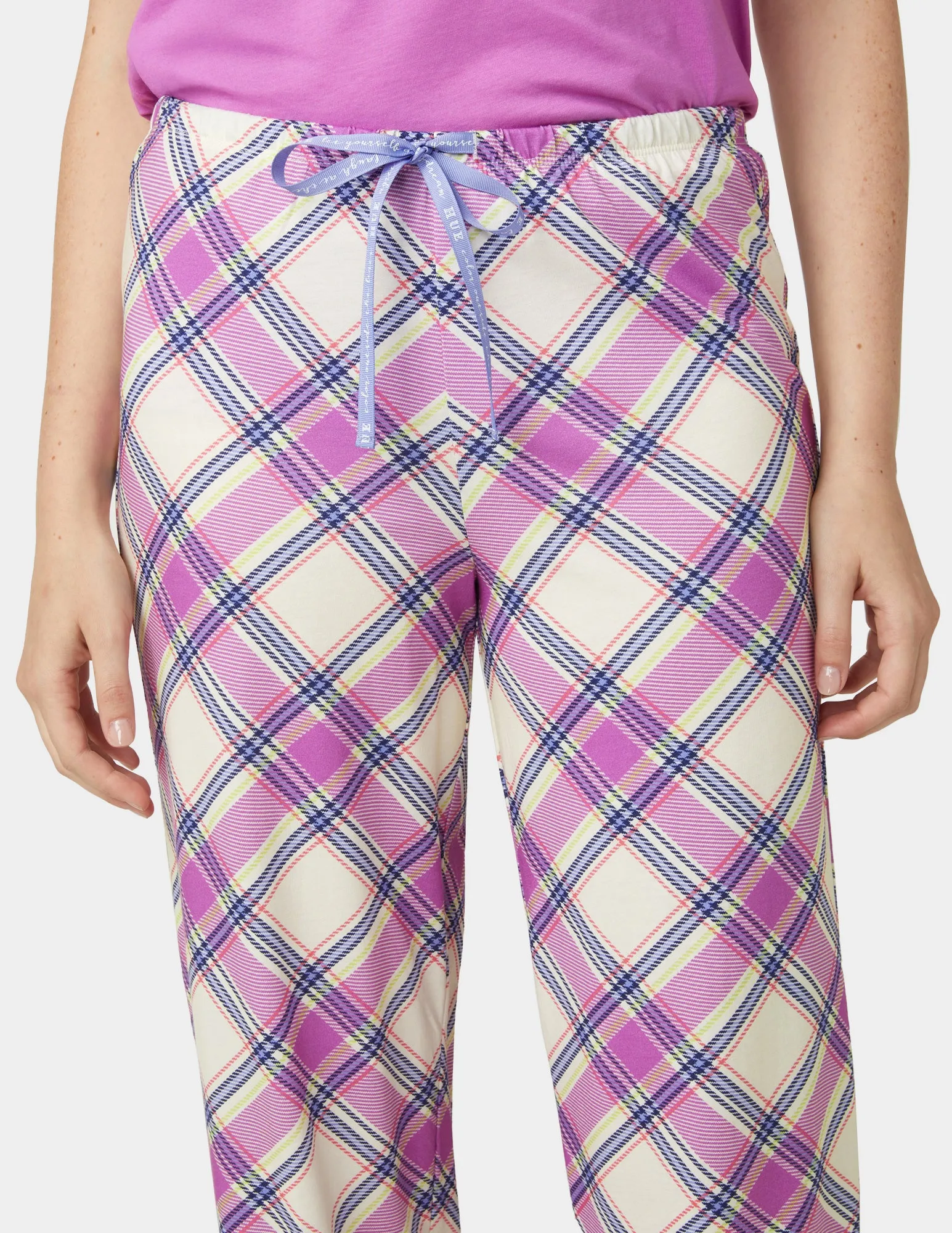 Woodlands Plaid PJ Pant sold by HUE product image thumbnail 5
