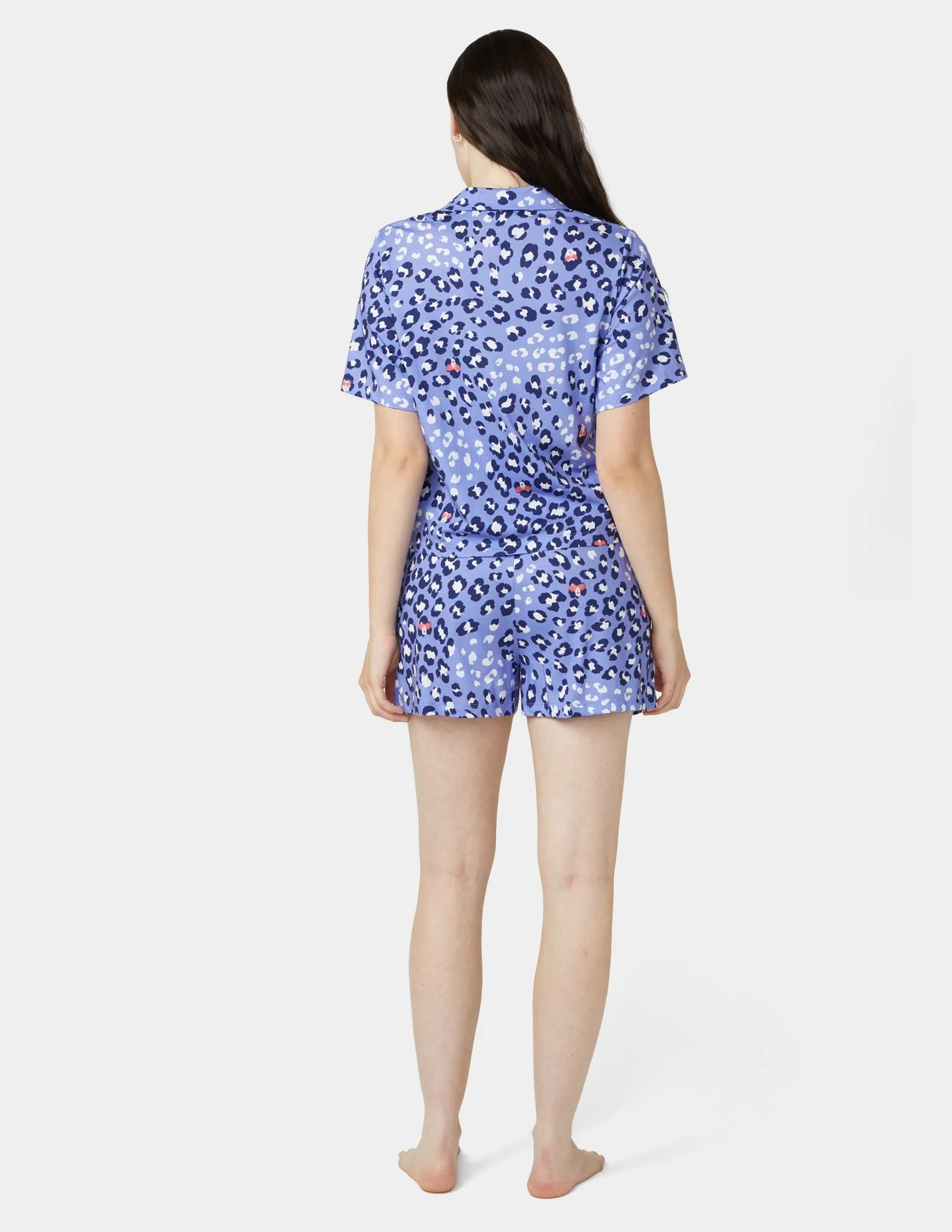 Short Sleeve Notch Collar PJ Set sold by HUE product image thumbnail 2