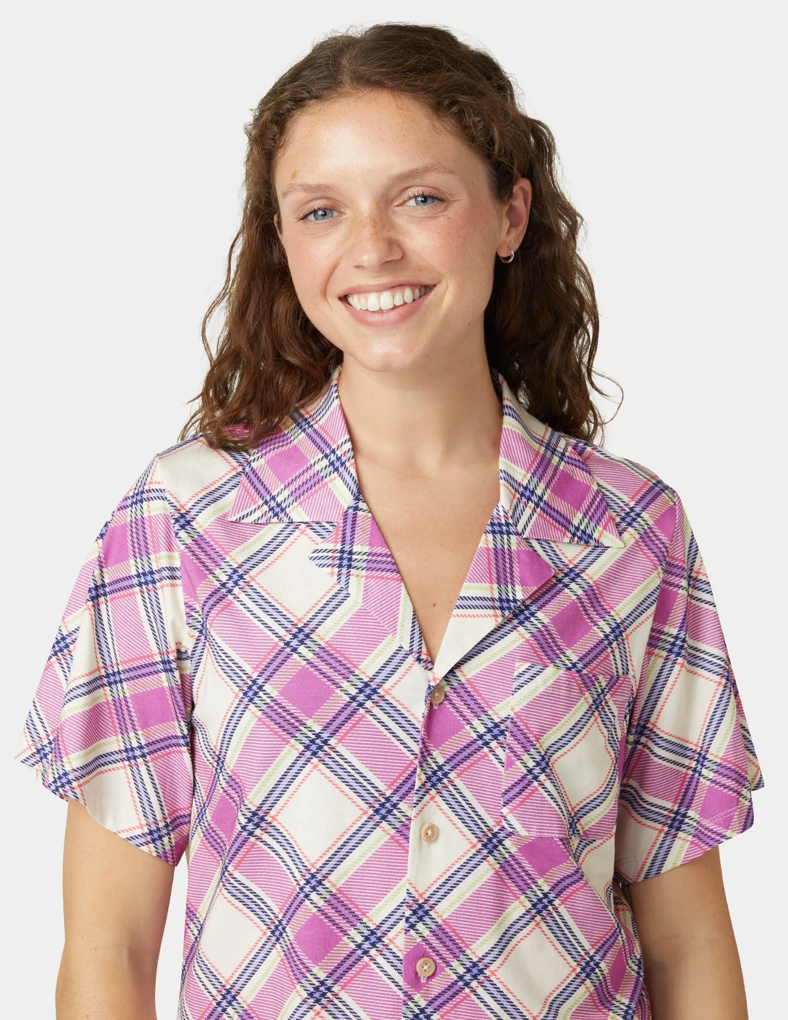 Short Sleeve Notch Collar PJ Set sold by HUE product image thumbnail 4