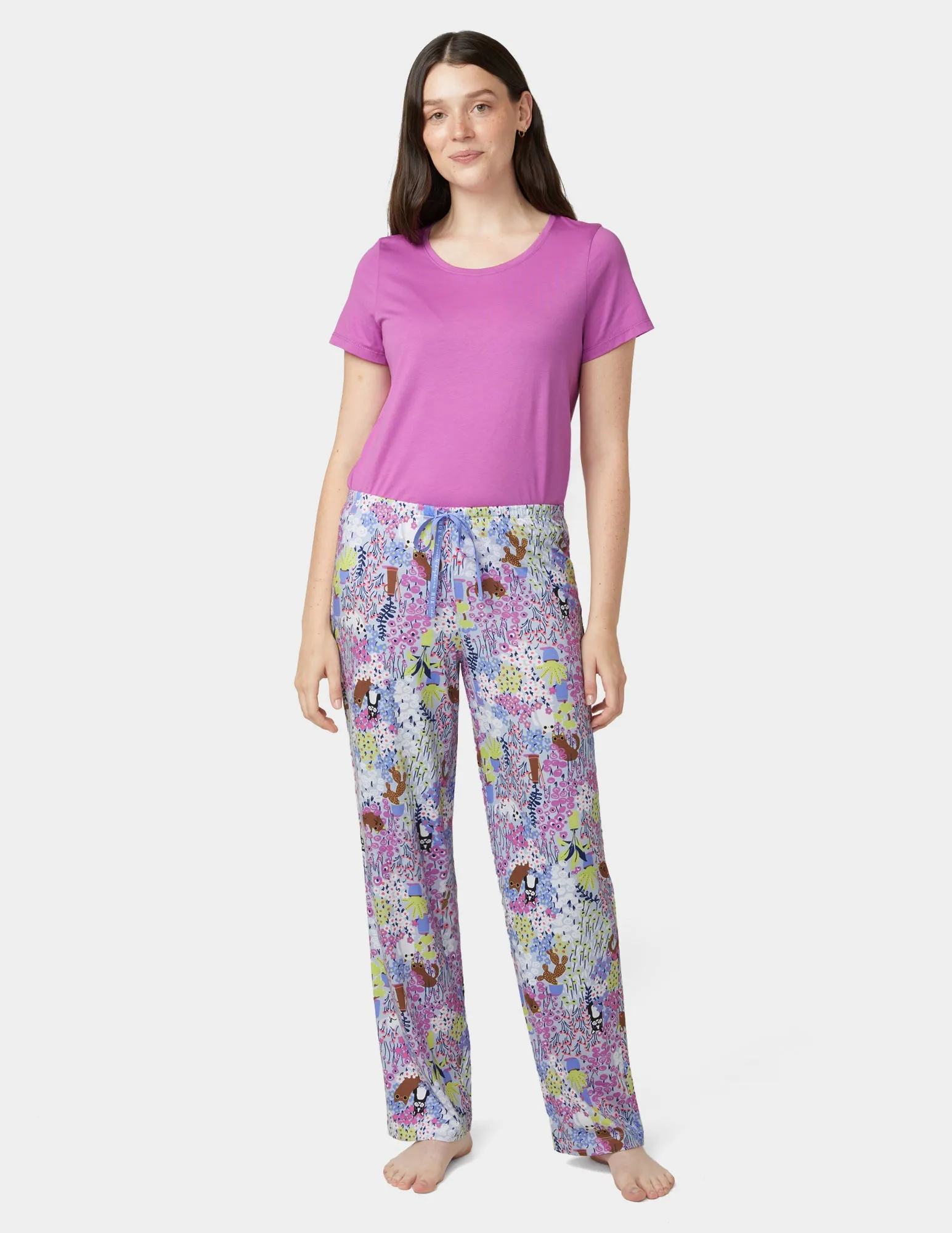 Garden Gato Y Perro PJ Pant sold by HUE