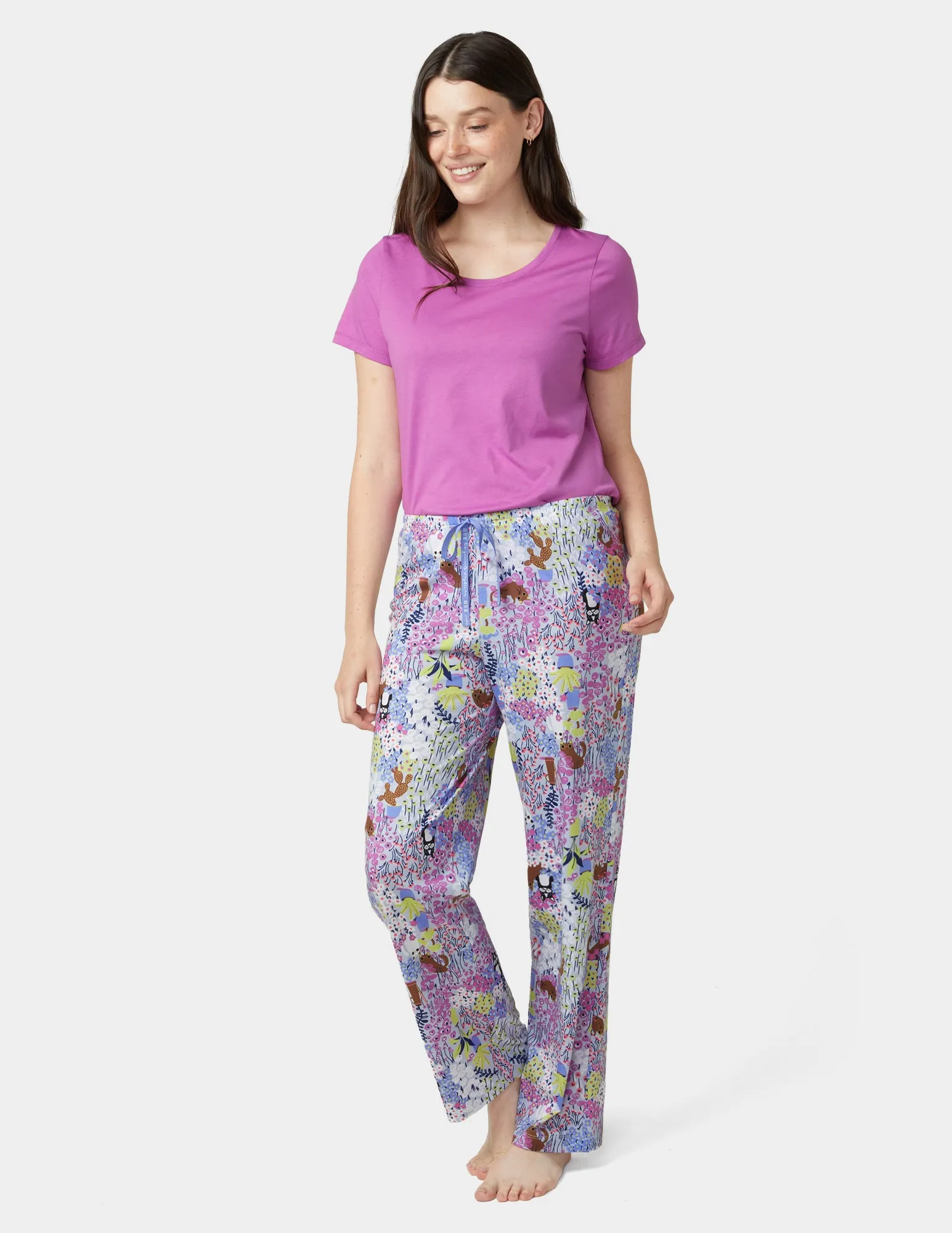 Garden Gato Y Perro PJ Pant sold by HUE product image thumbnail 4