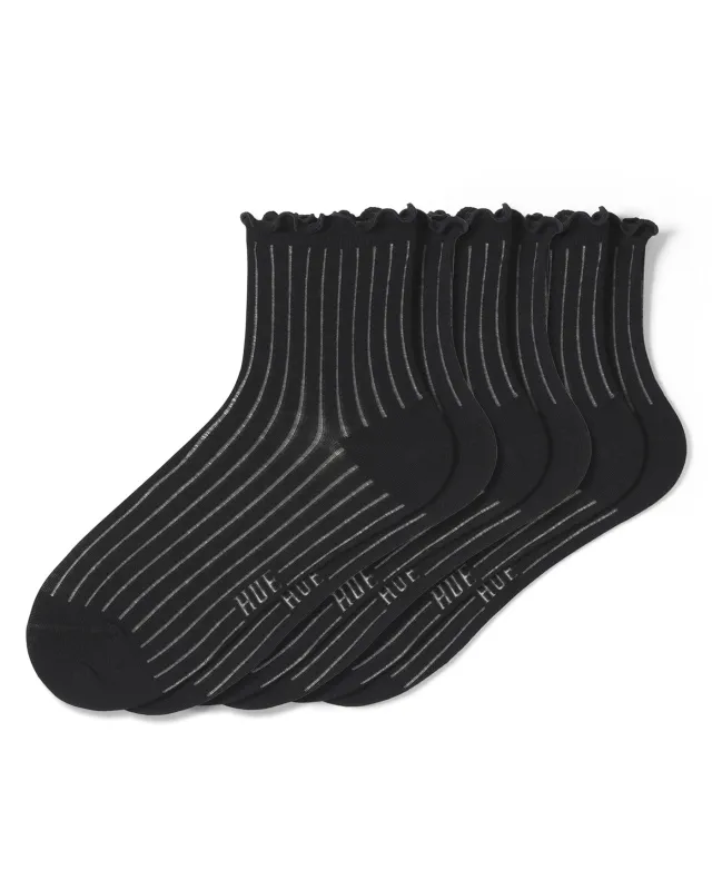 Sheer Rib Anklet 3 Pair Pack sold by HUE