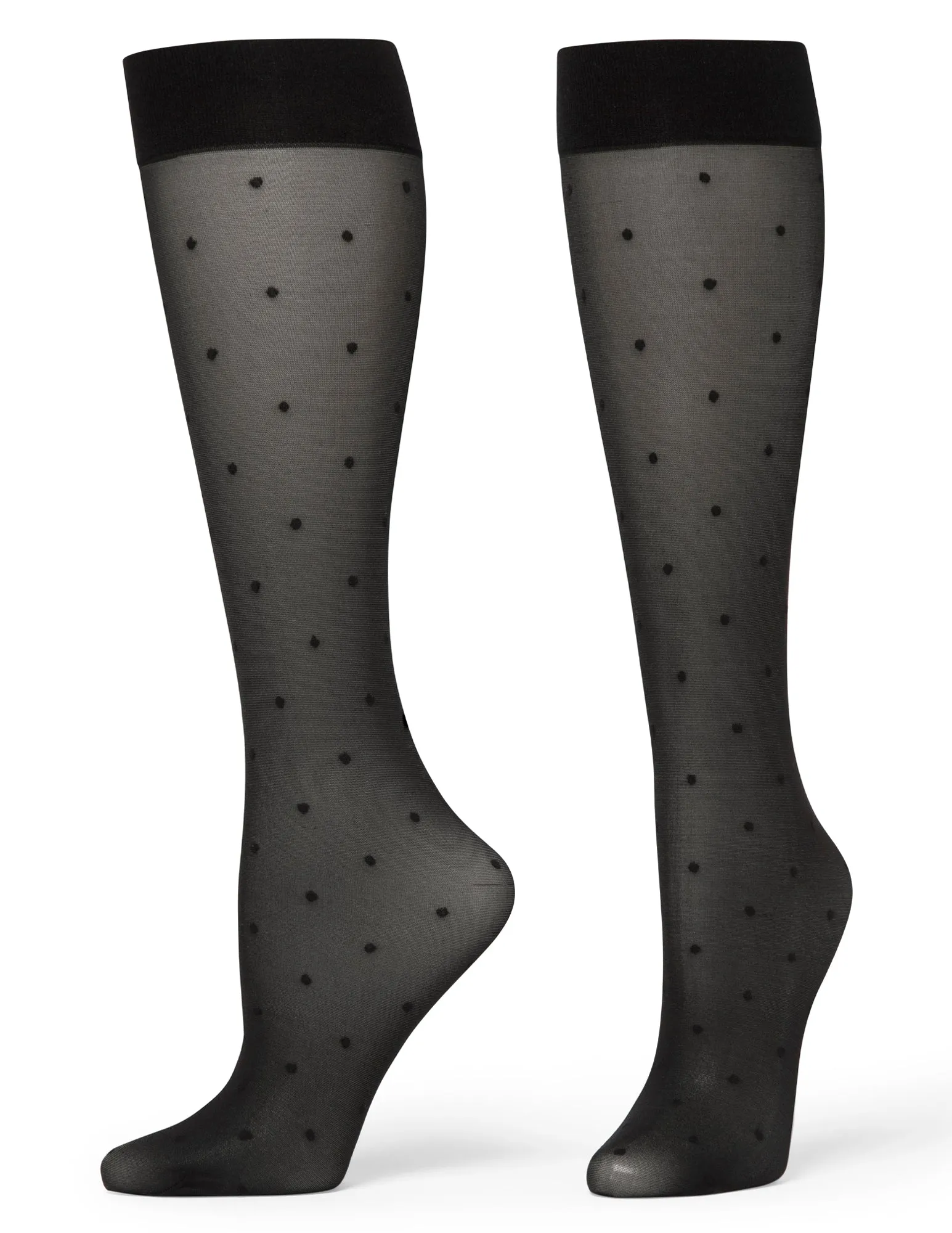 Sheer Dot Knee High sold by HUE product image thumbnail 2