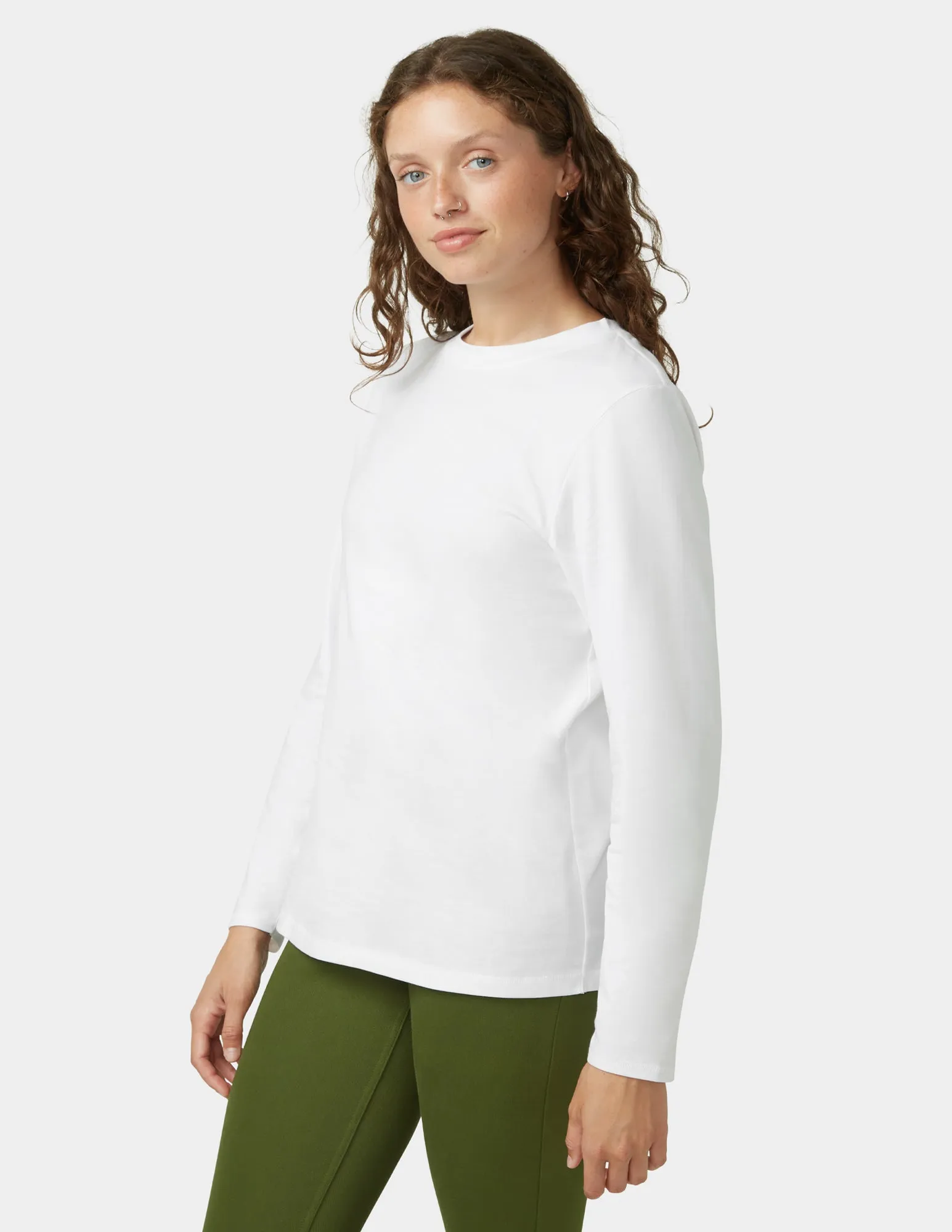 Inspired Long Sleeve Jersey Tee sold by HUE product image thumbnail 4