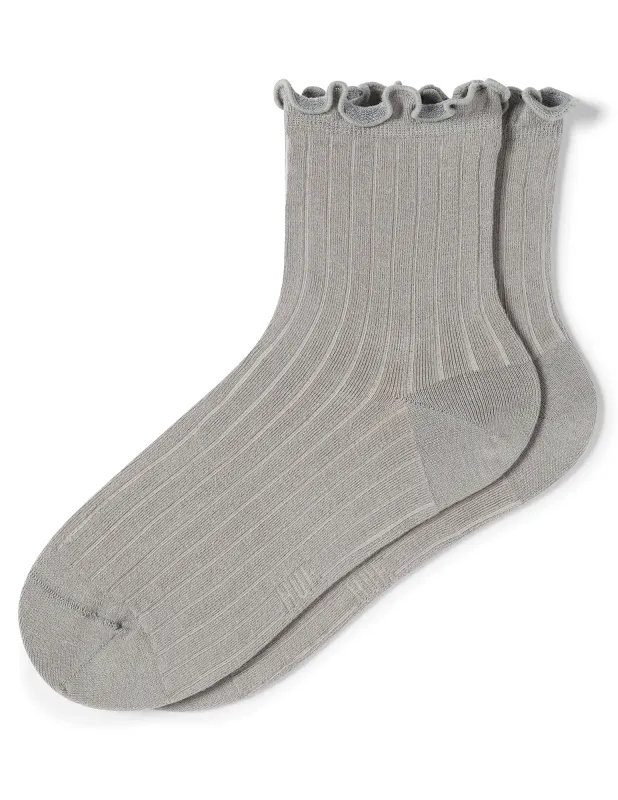 Sheer Rib Anklet sold by HUE
