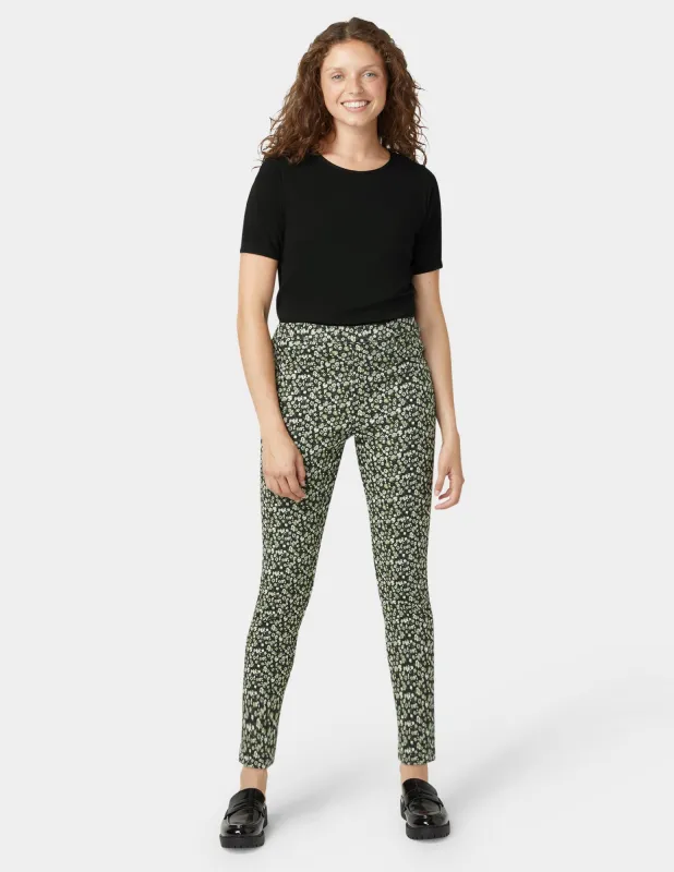 Ditsy Floral Denim Legging sold by HUE