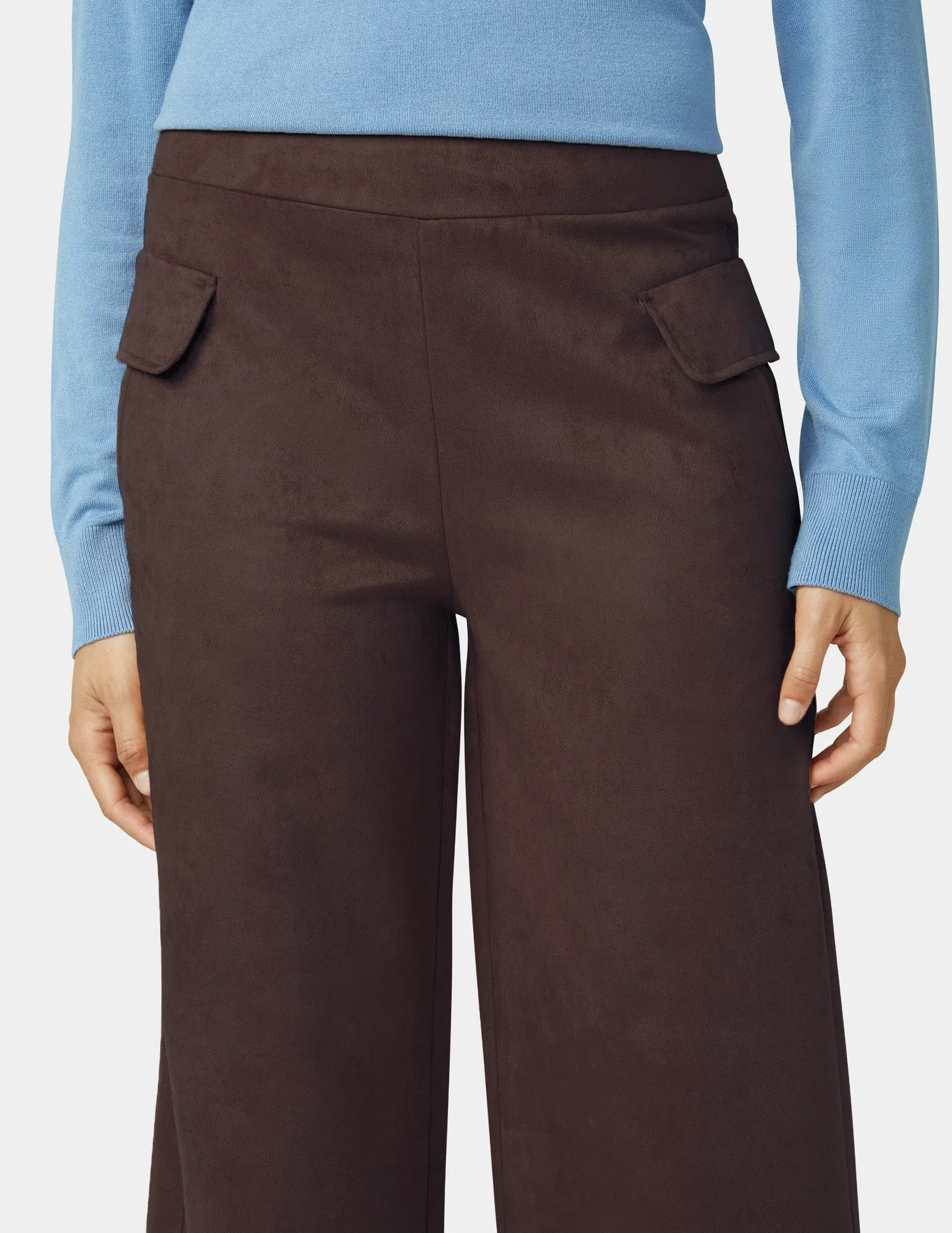 Suede Wide Leg Pant sold by HUE product image thumbnail 5