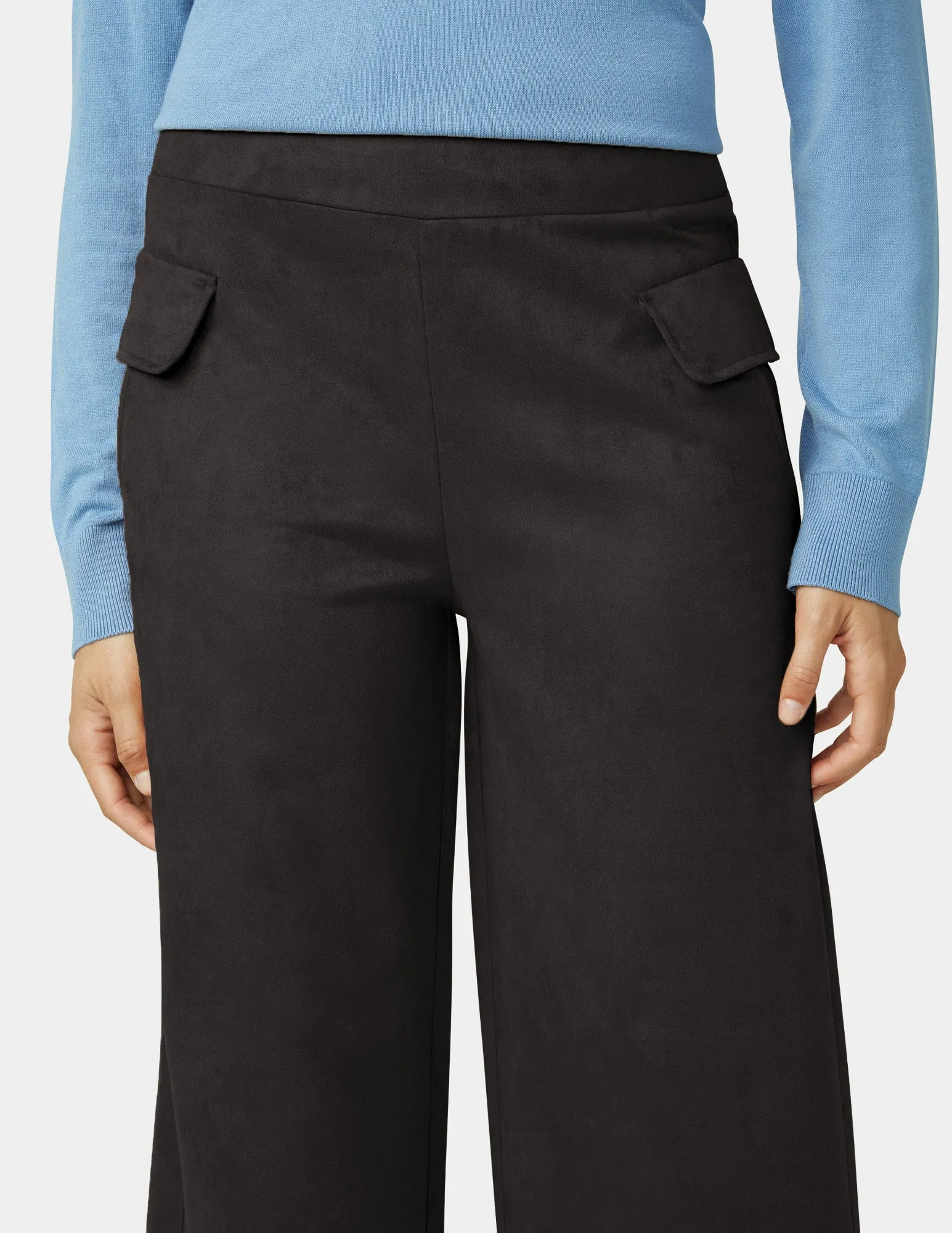 Suede Wide Leg Pant sold by HUE product image thumbnail 5