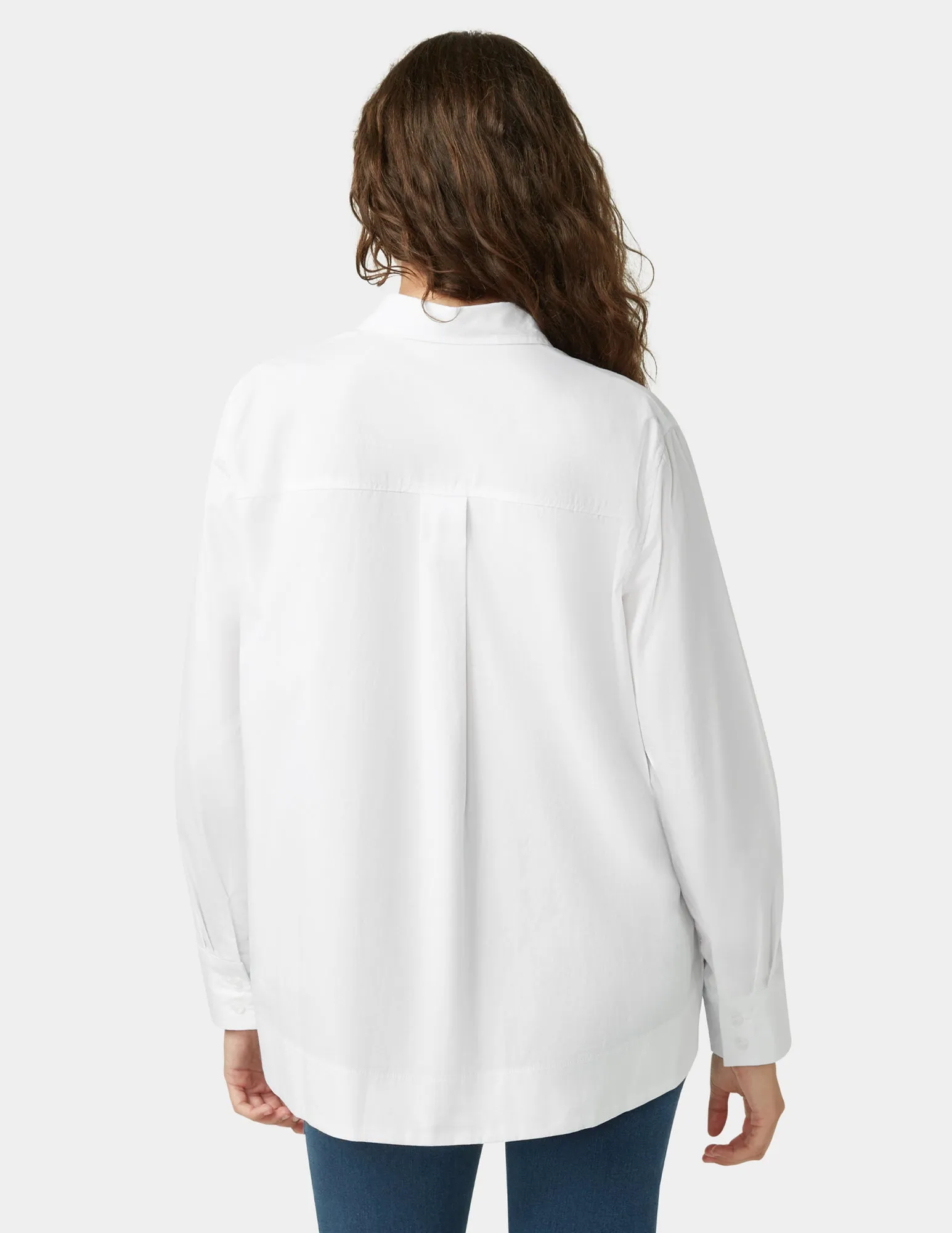 The Perfect Poplin Shirt sold by HUE product image thumbnail 3
