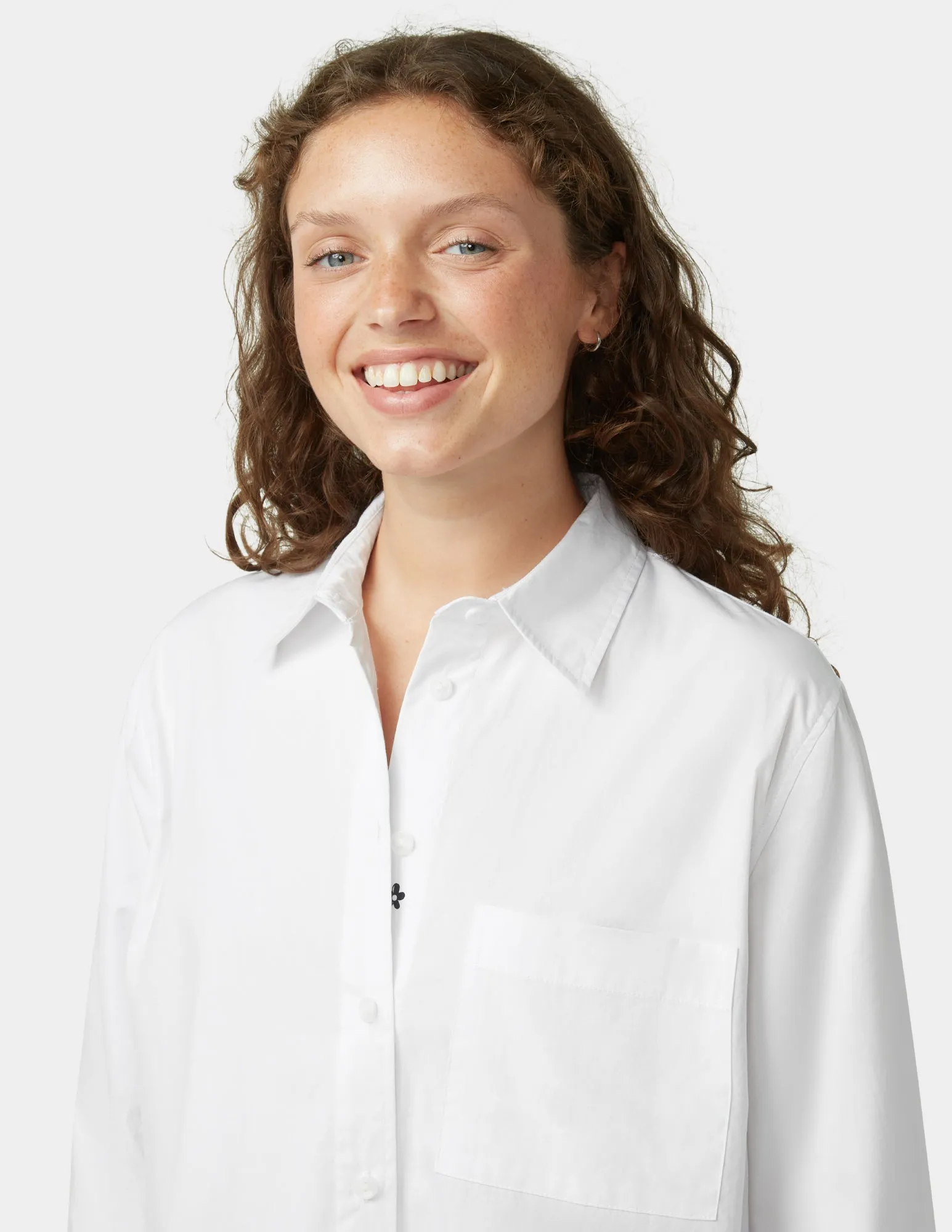 The Perfect Poplin Shirt sold by HUE product image thumbnail 5