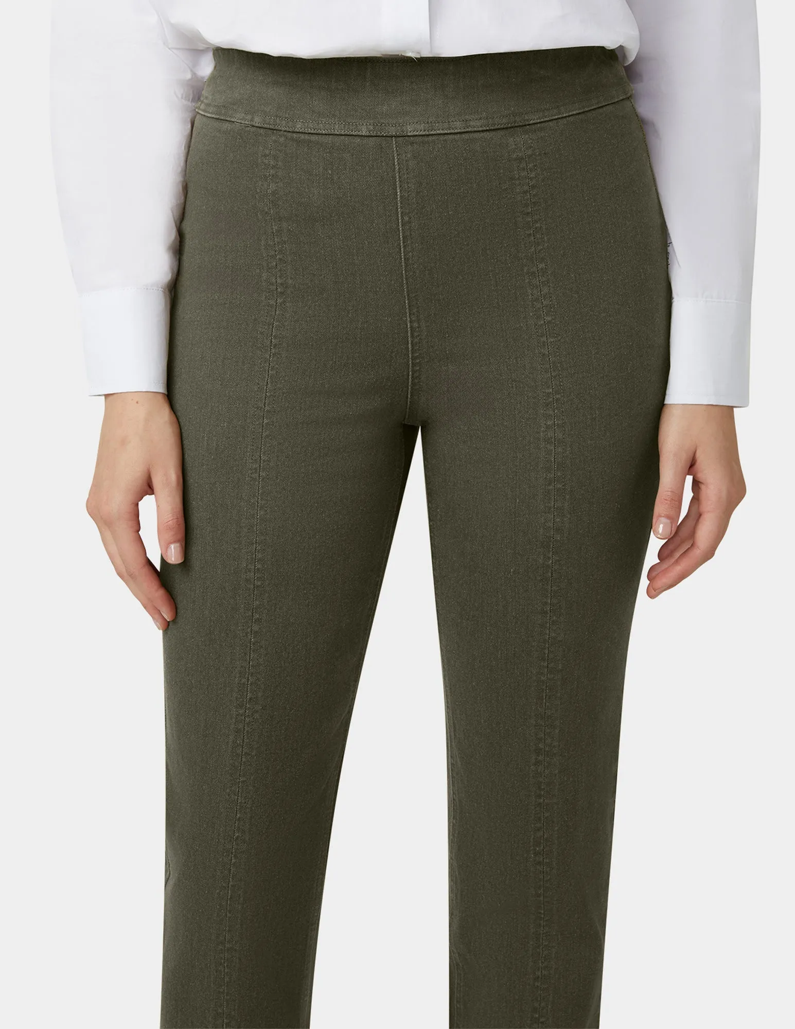 Denim Straight Leg Pant sold by HUE product image thumbnail 5