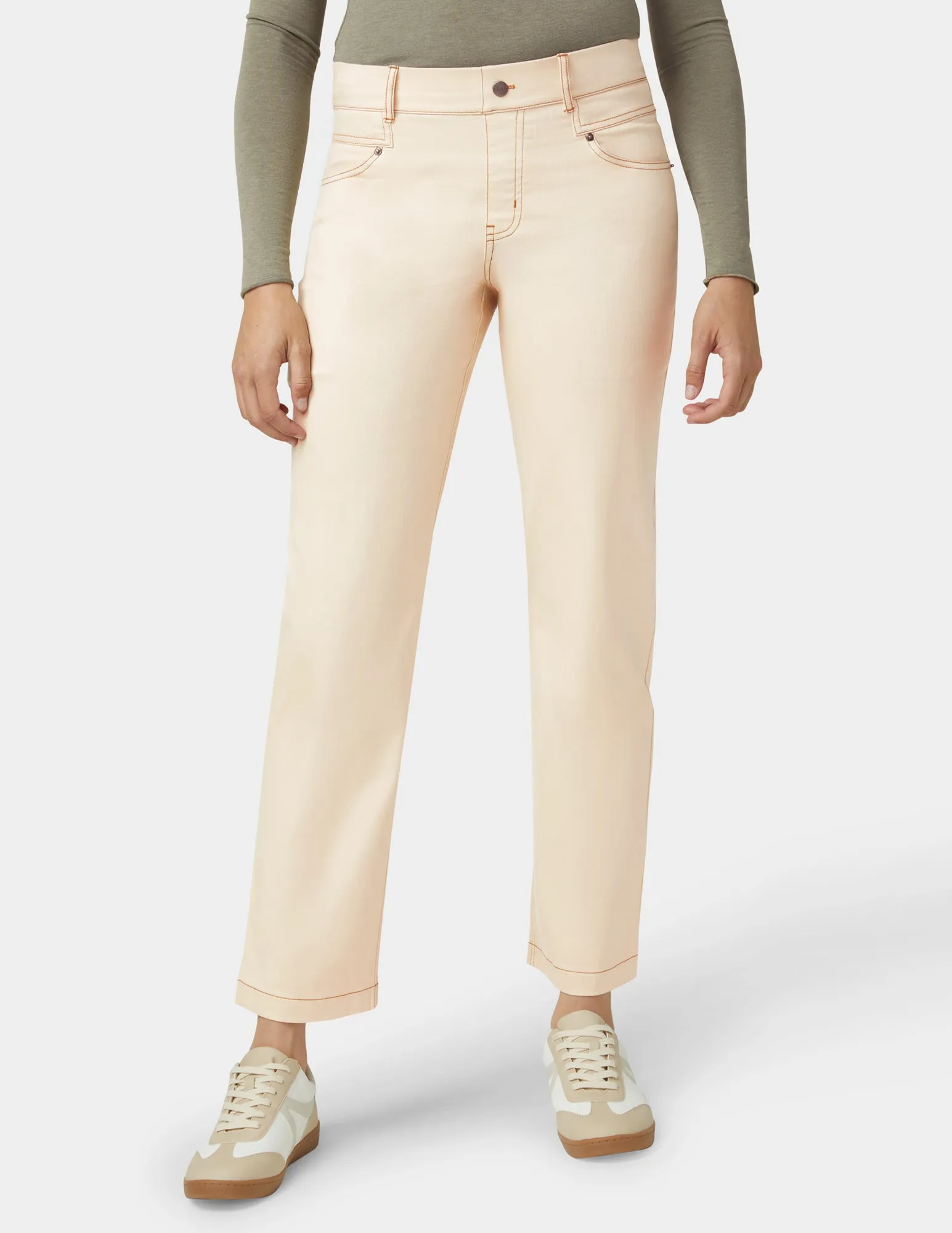 Crosshatch Denim Straight Leg Pant sold by HUE product image thumbnail 2