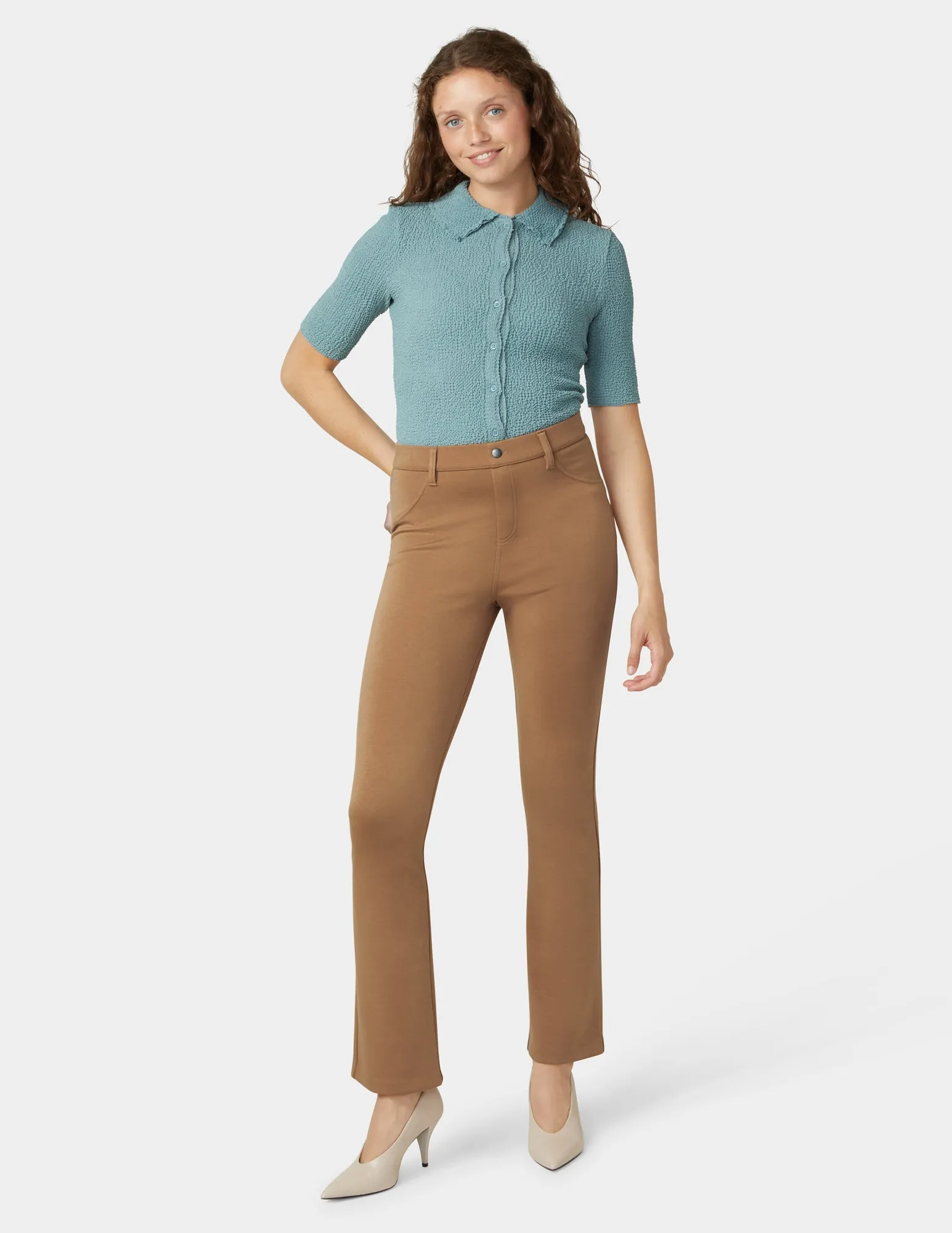 Double Soft Jersey Pant sold by HUE