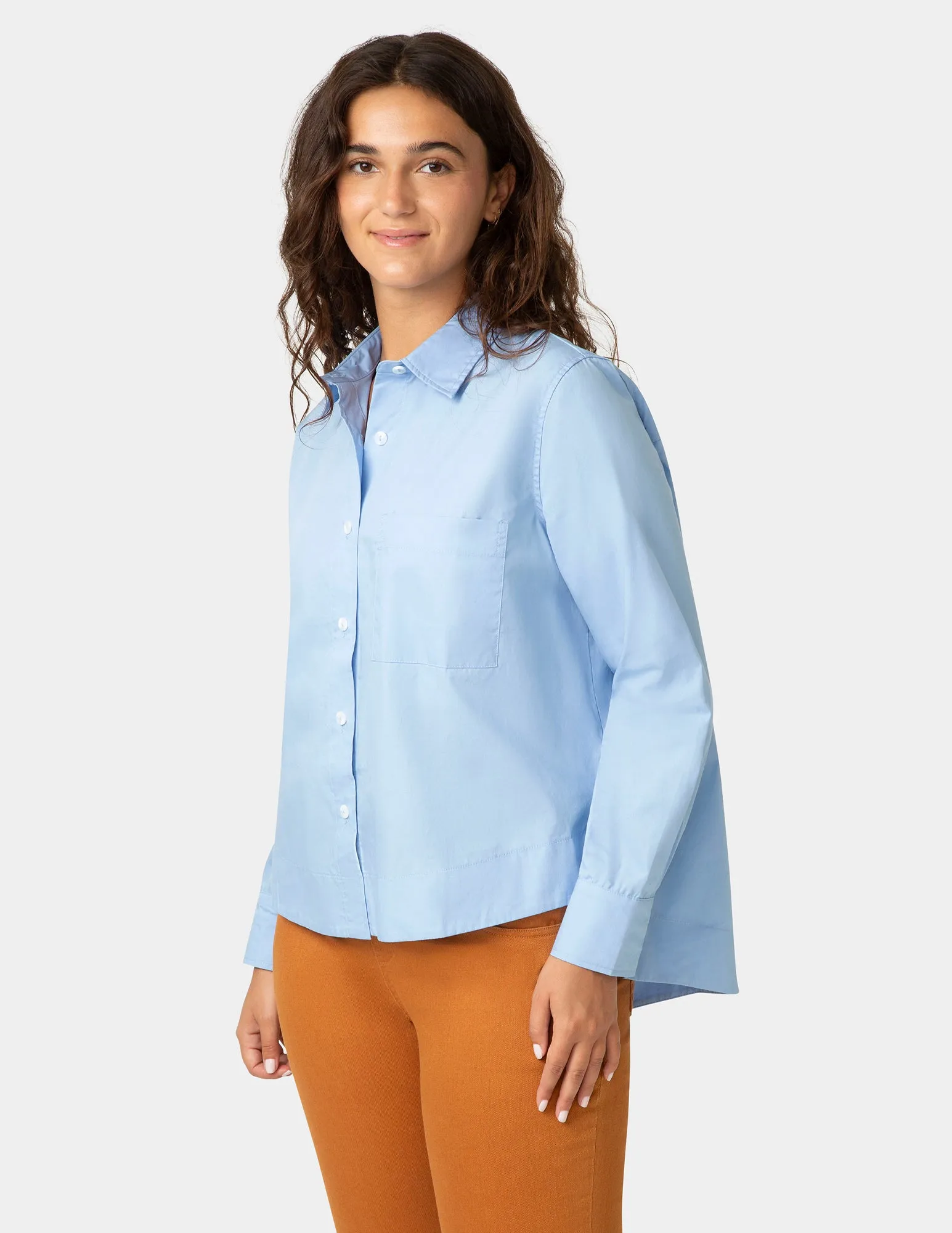 The Perfect Poplin Shirt sold by HUE product image thumbnail 4