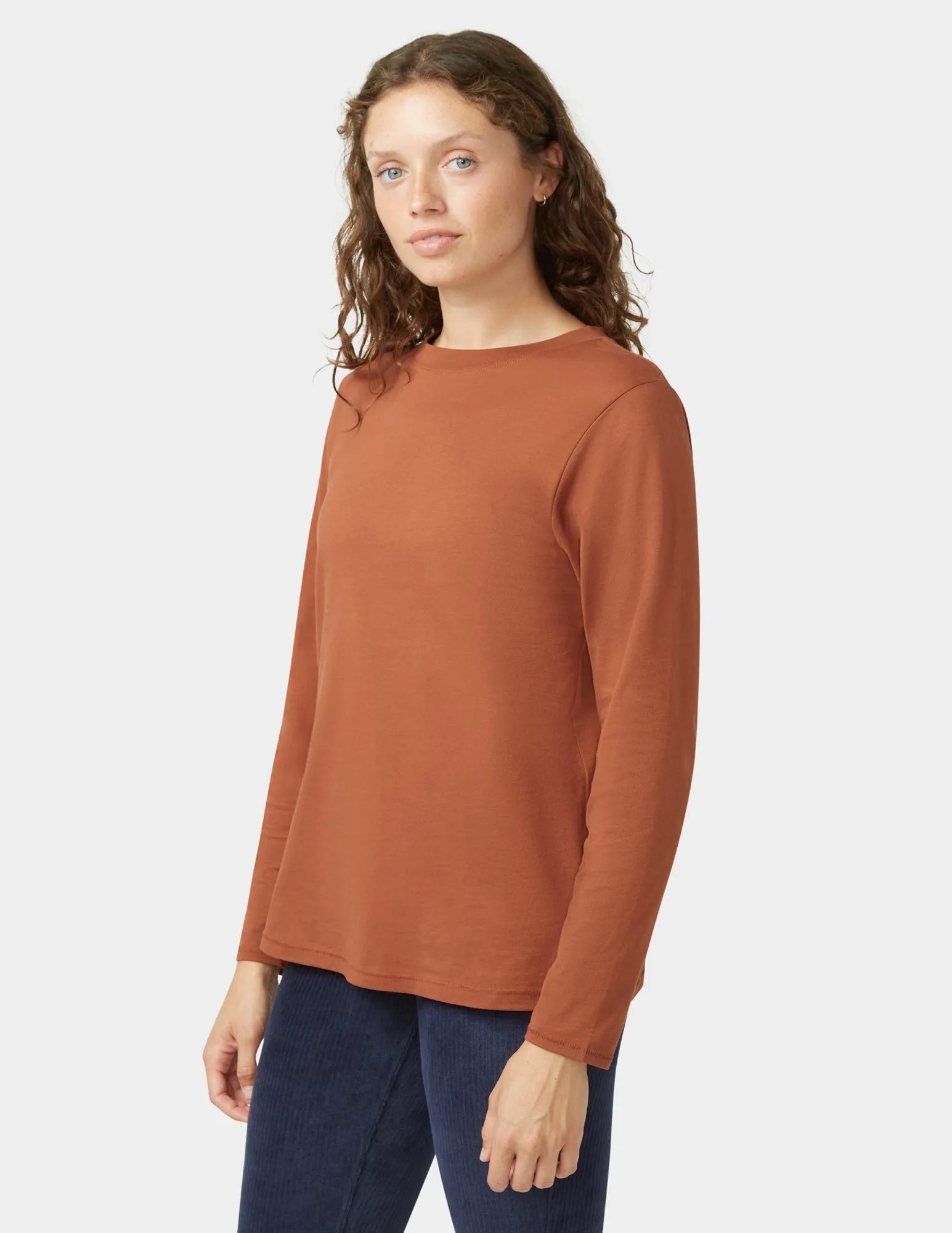 Inspired Long Sleeve Jersey Tee sold by HUE product image thumbnail 4