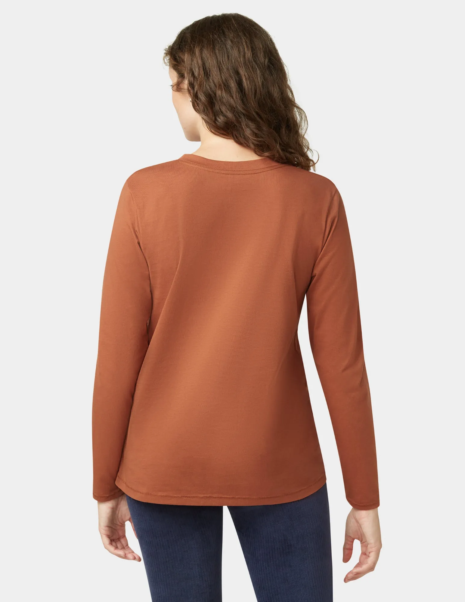 Inspired Long Sleeve Jersey Tee sold by HUE product image thumbnail 3