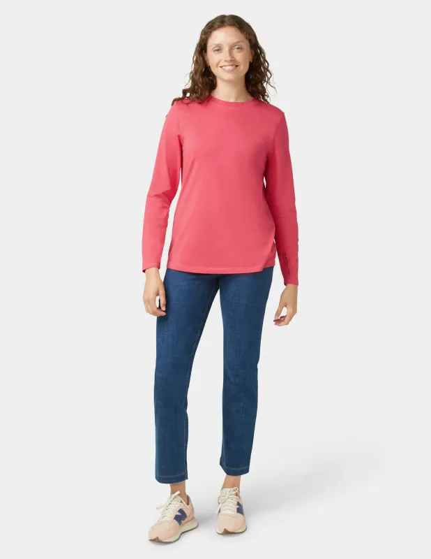 Inspired Long Sleeve Jersey Tee sold by HUE