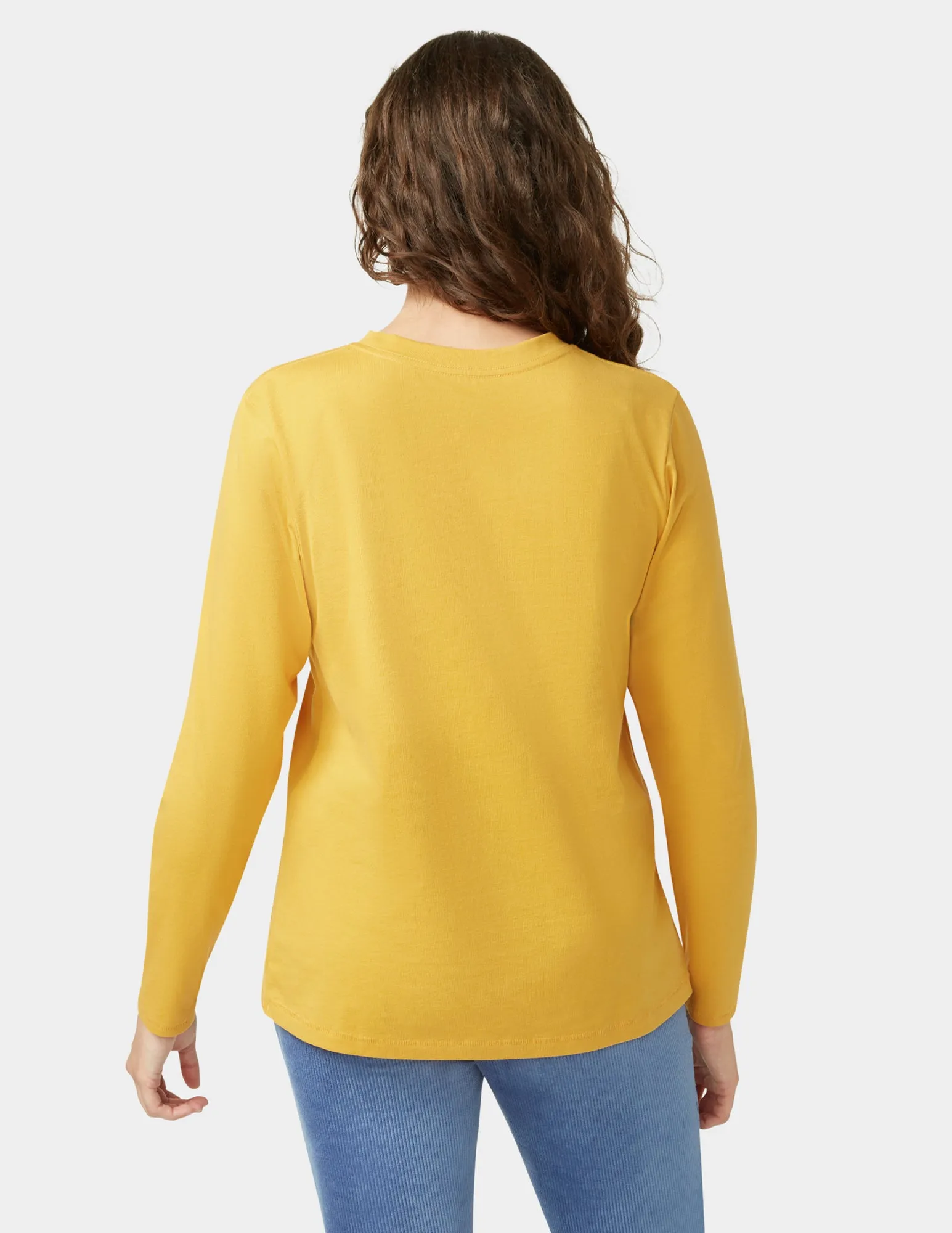 Inspired Long Sleeve Jersey Tee sold by HUE product image thumbnail 3