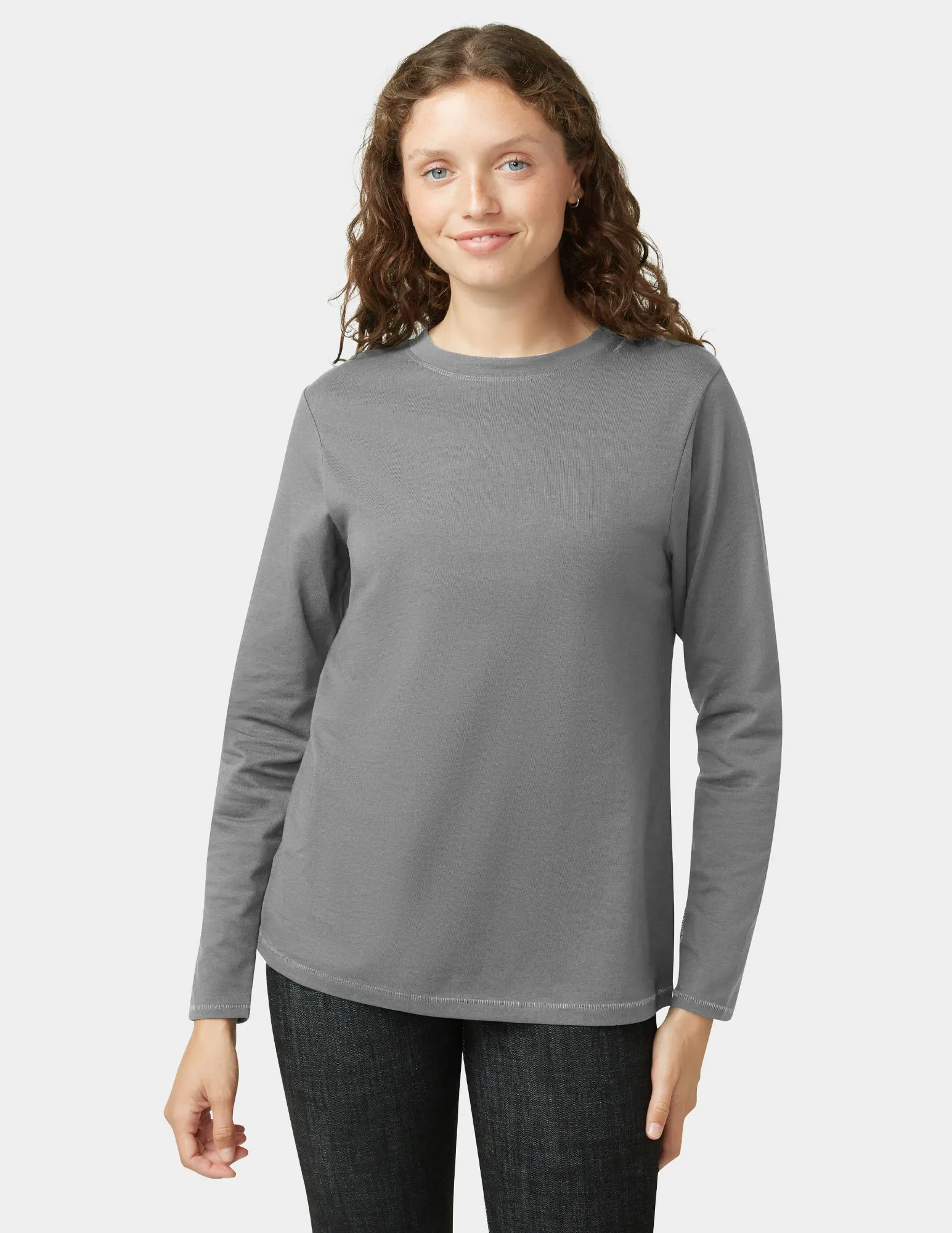 Inspired Long Sleeve Jersey Tee sold by HUE product image thumbnail 2