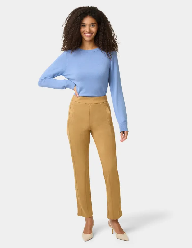 Ride or Die Suede Pull-On Pant sold by HUE