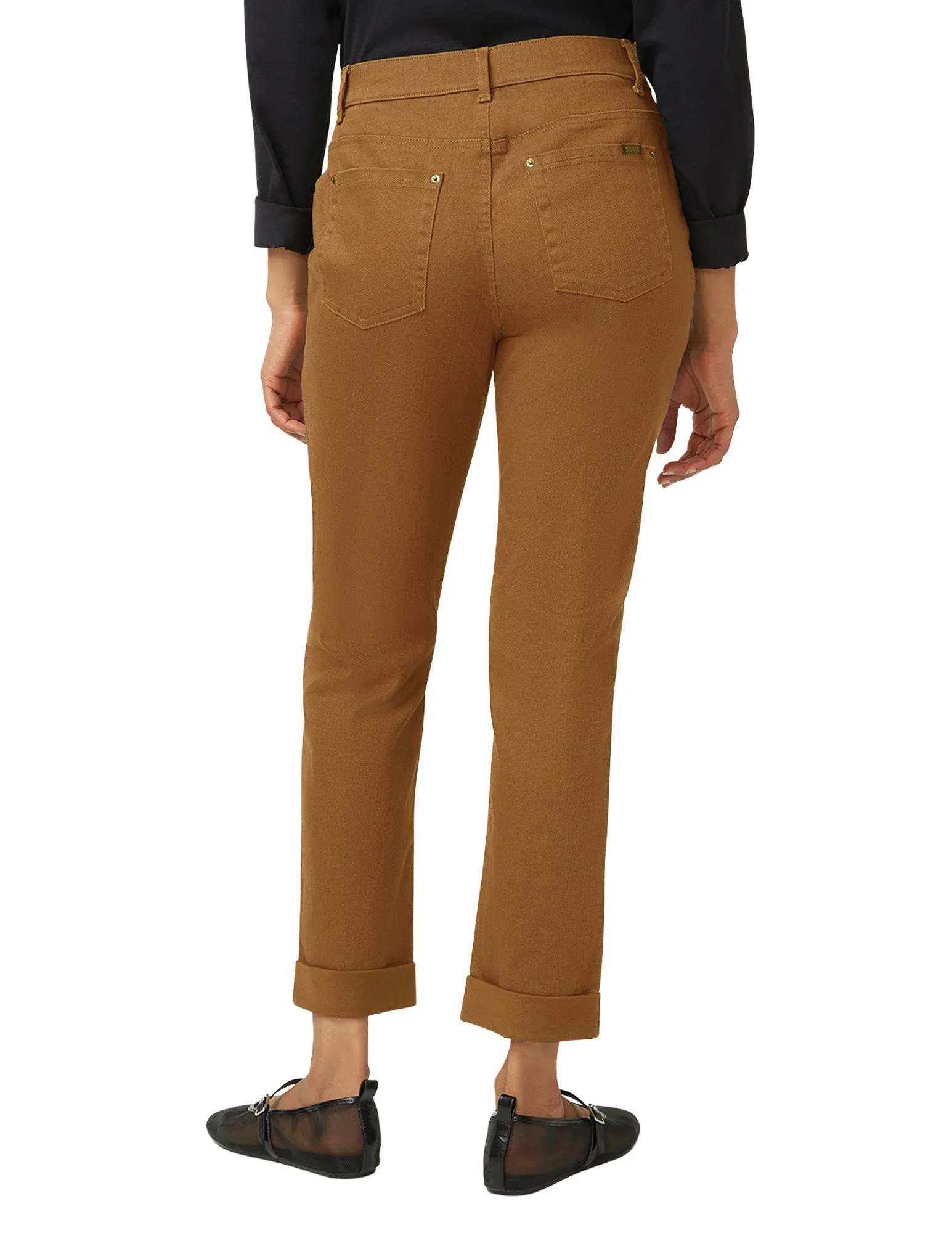 Girlfriend Mid-Rise Denim Pant sold by HUE product image thumbnail 3