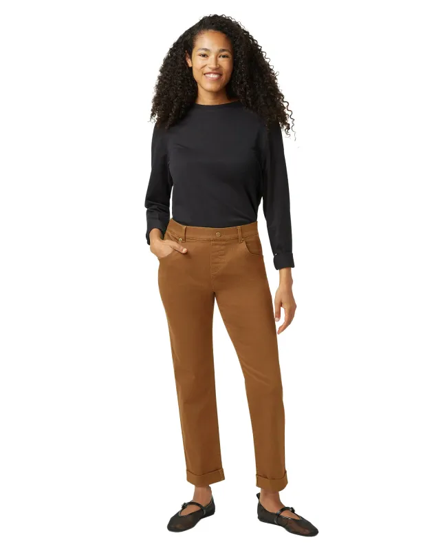 Girlfriend Mid-Rise Denim Pant sold by HUE