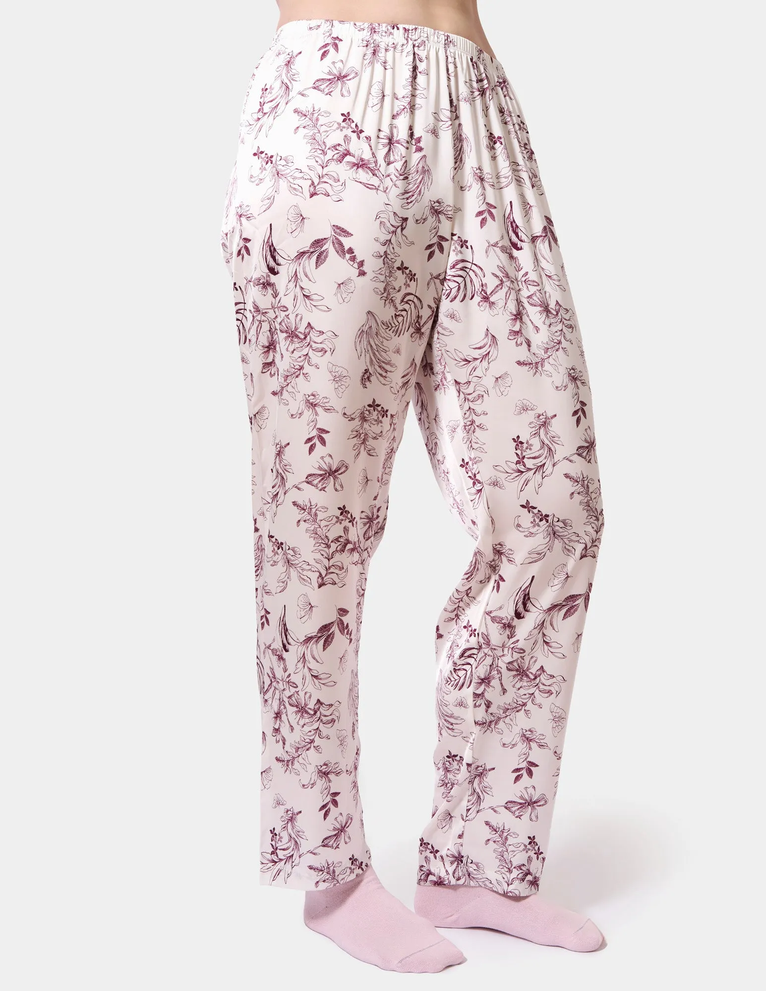 Floral Satin PJ Set sold by HUE product image thumbnail 4
