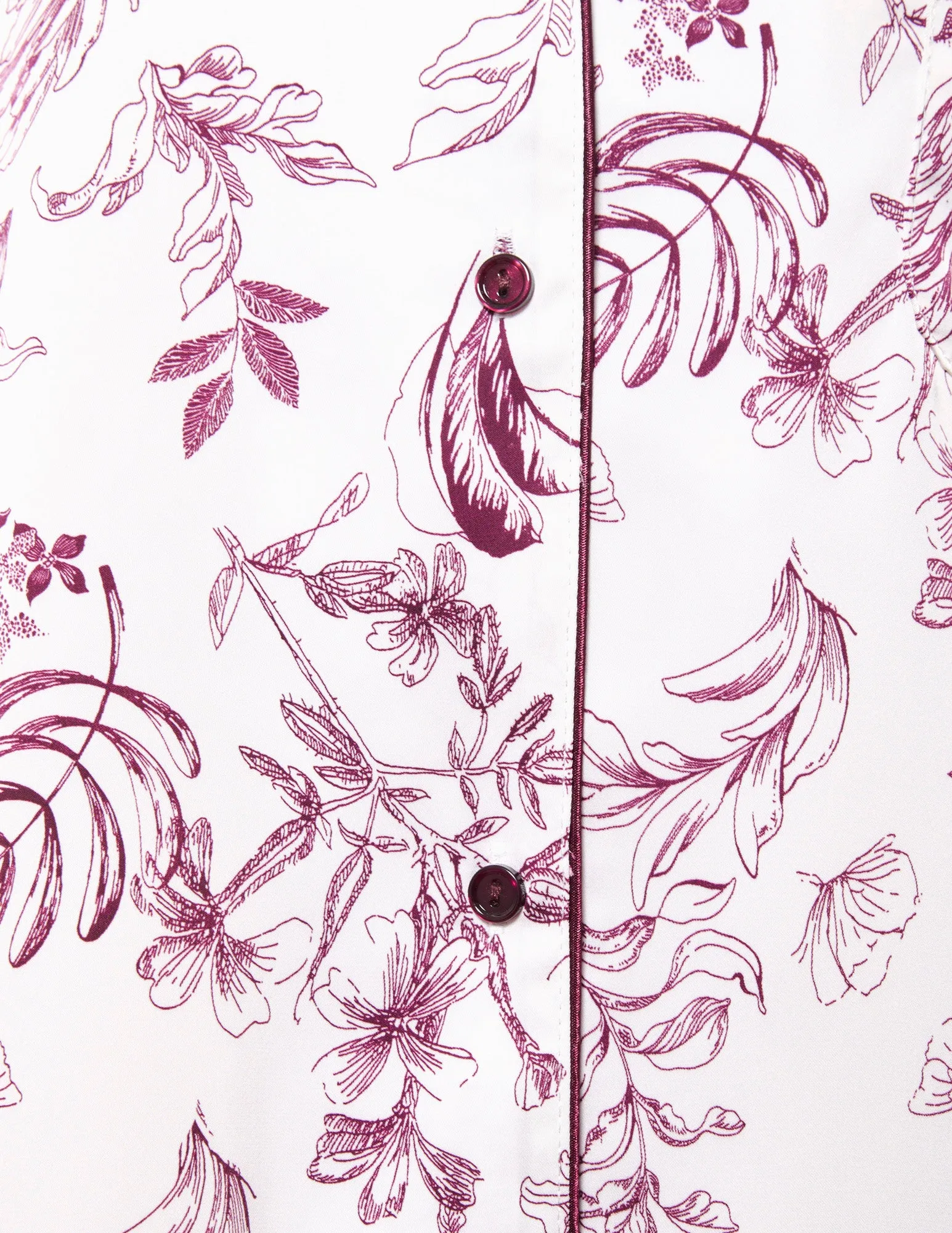 Floral Satin PJ Set sold by HUE product image thumbnail 5