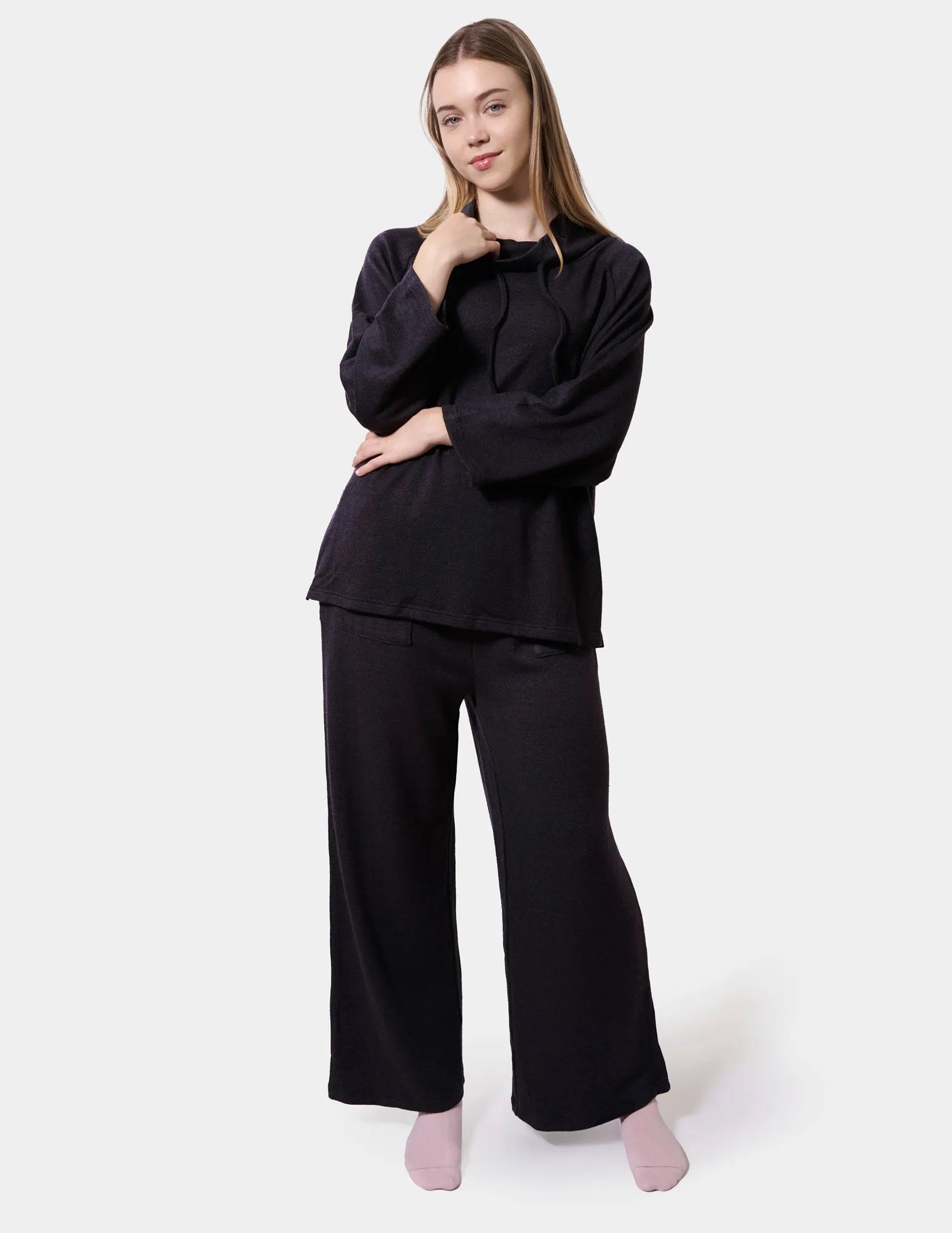 Long Sleeve Lounge Top sold by HUE product image thumbnail 3