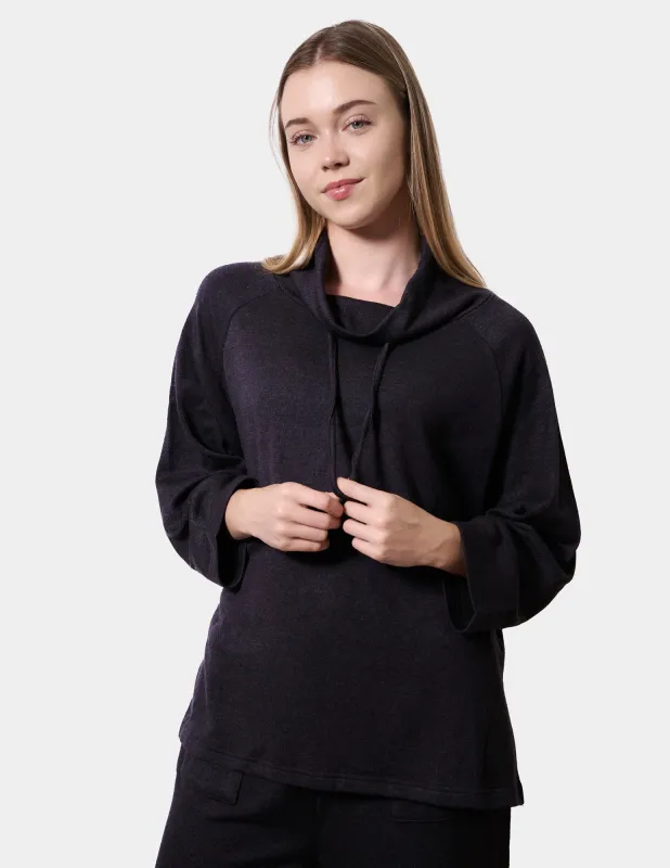 Long Sleeve Lounge Top sold by HUE