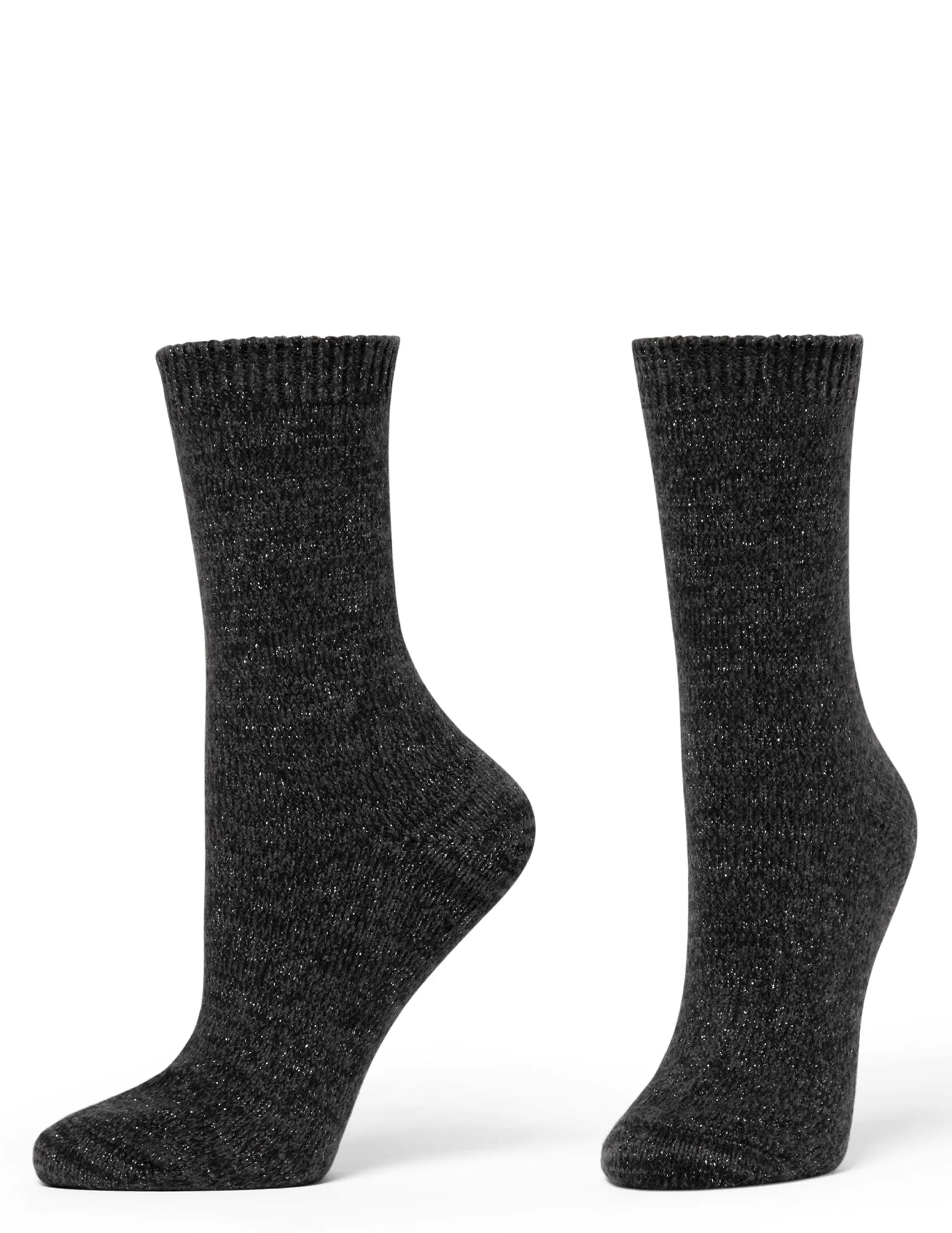 Sparkle Marled Crew Sock 2 Pair Pack sold by HUE product image thumbnail 2