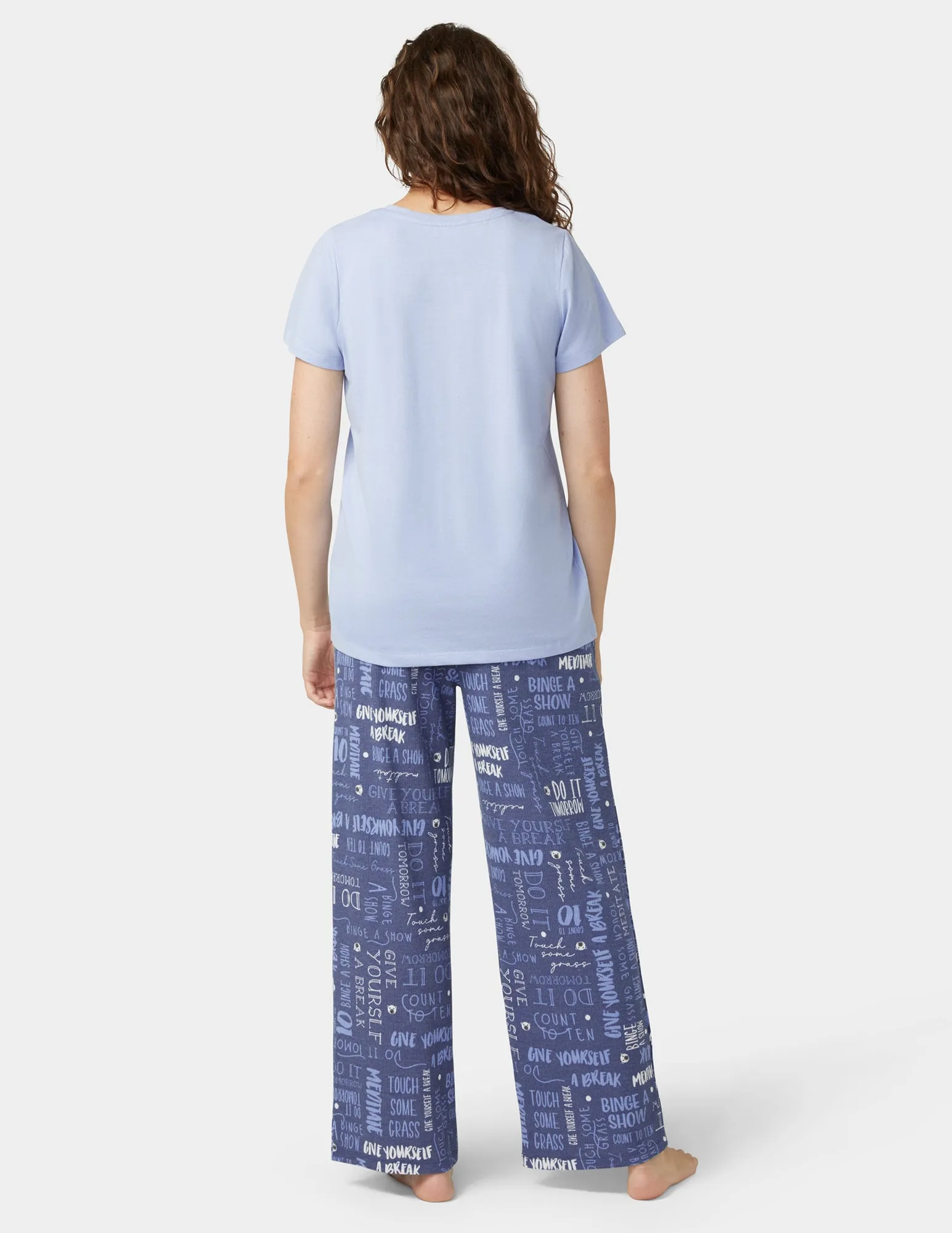 Embellished Short Sleeve PJ Set sold by HUE product image thumbnail 2