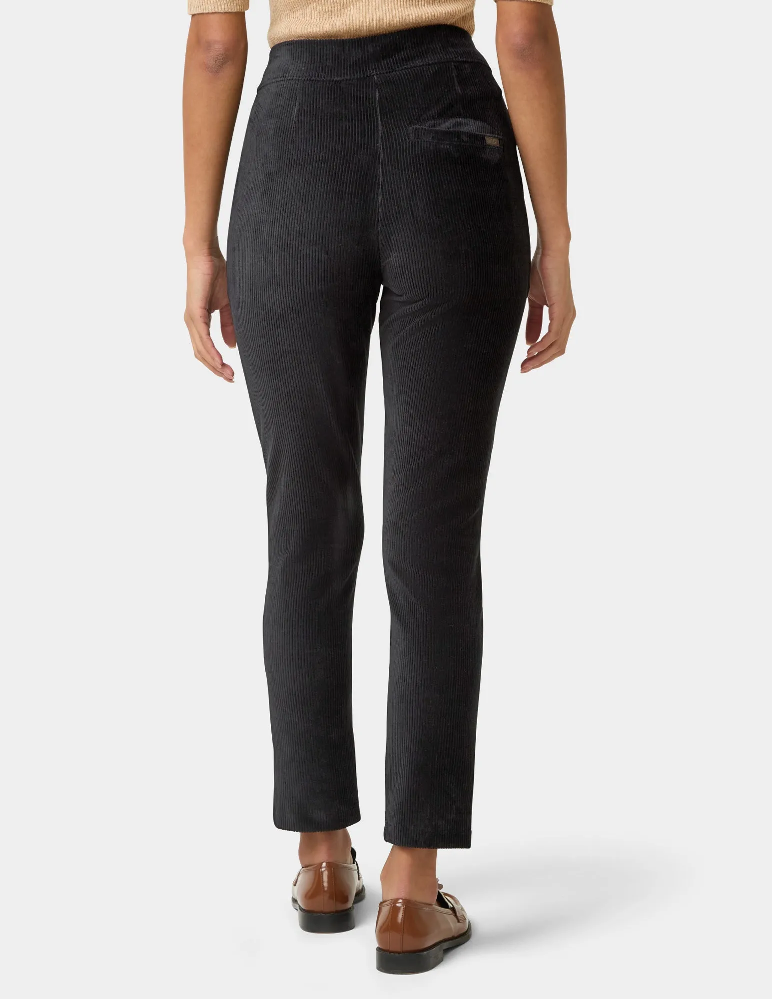 Plush Corduroy Tapered Pants sold by HUE product image thumbnail 3