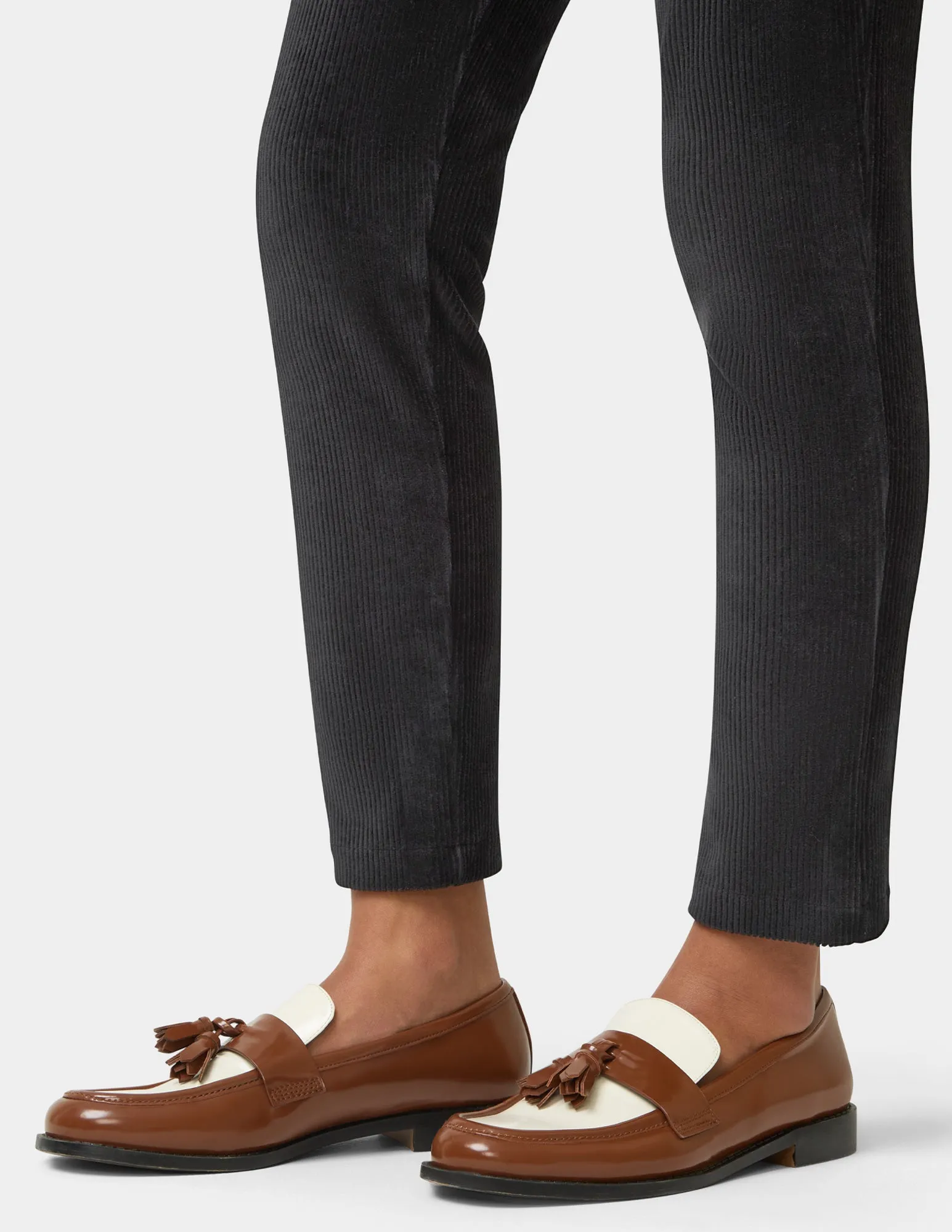 Plush Corduroy Tapered Pants sold by HUE product image thumbnail 5