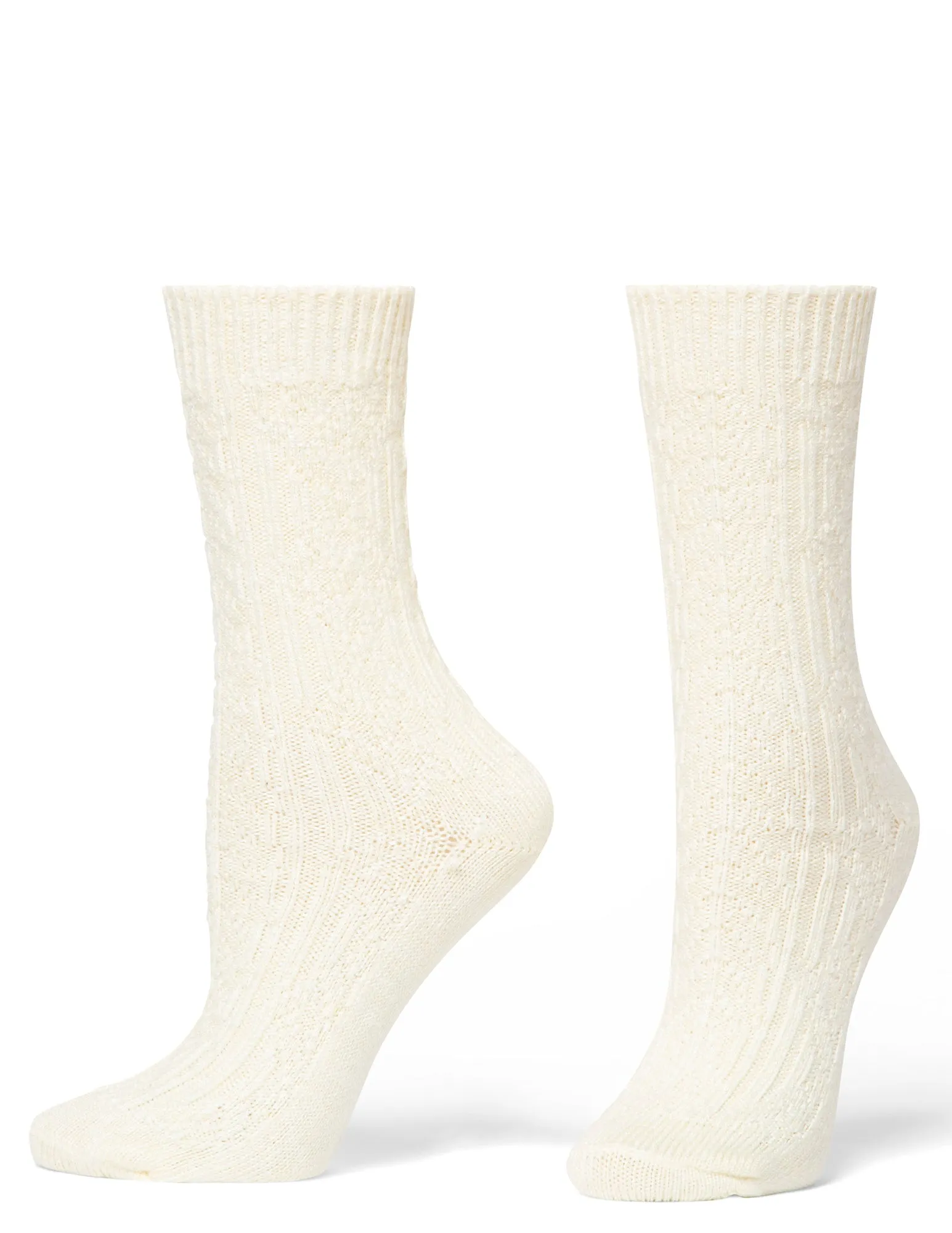 Cable Crew Sock 2 Pair Pack sold by HUE product image thumbnail 3