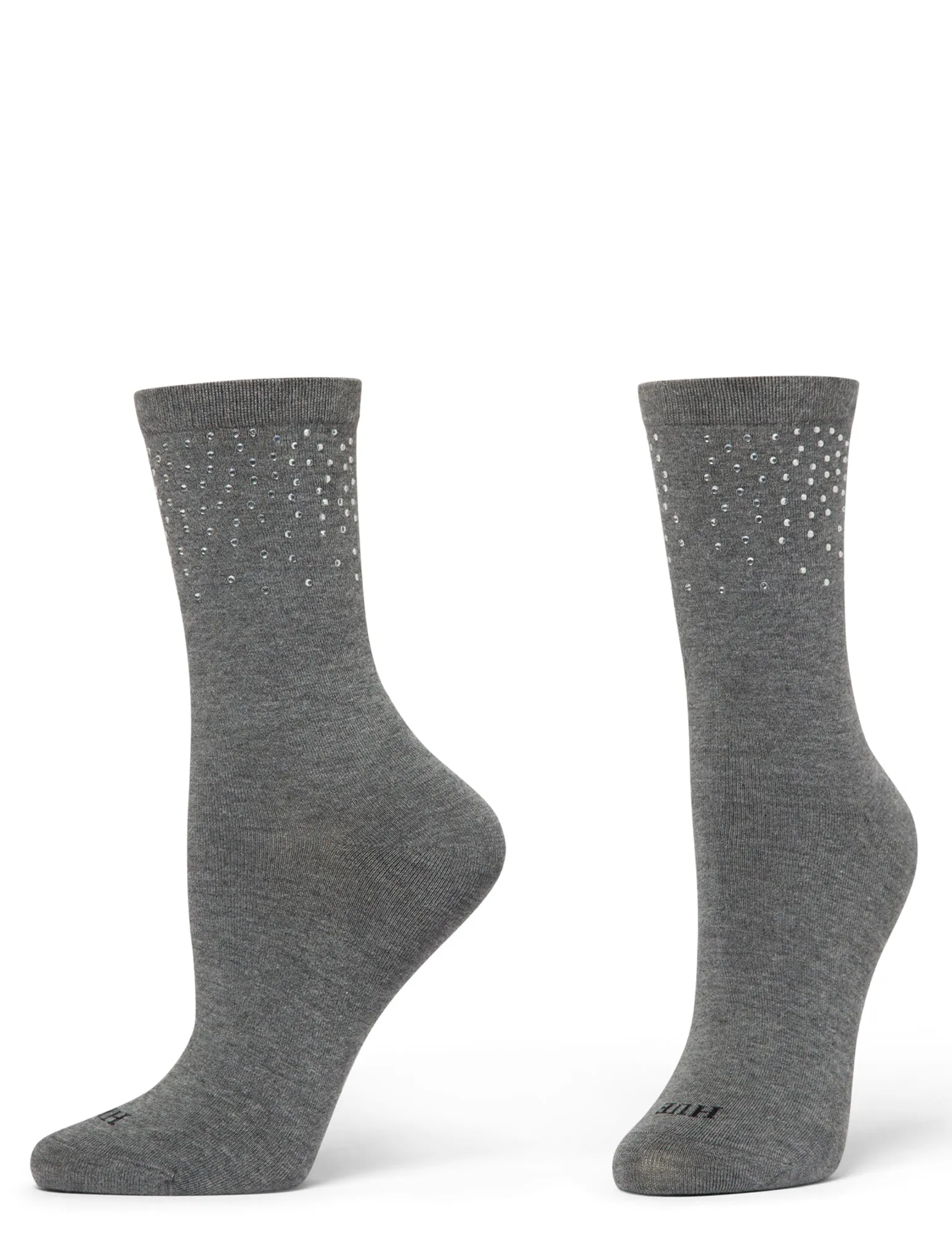 Rhinestone Border Crew Sock sold by HUE product image thumbnail 2