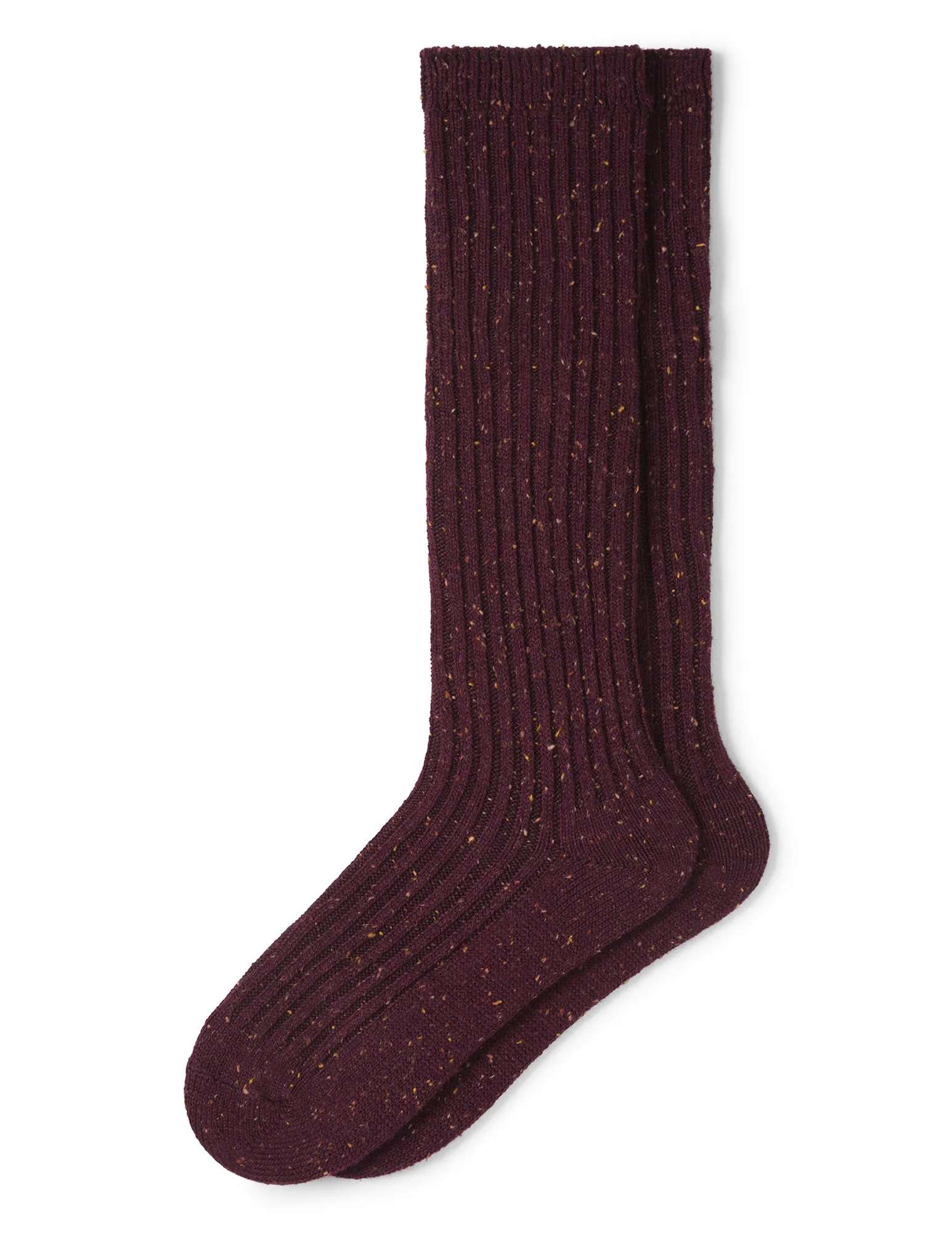 Ribbed Tweed Knee Sock sold by HUE product image thumbnail 3