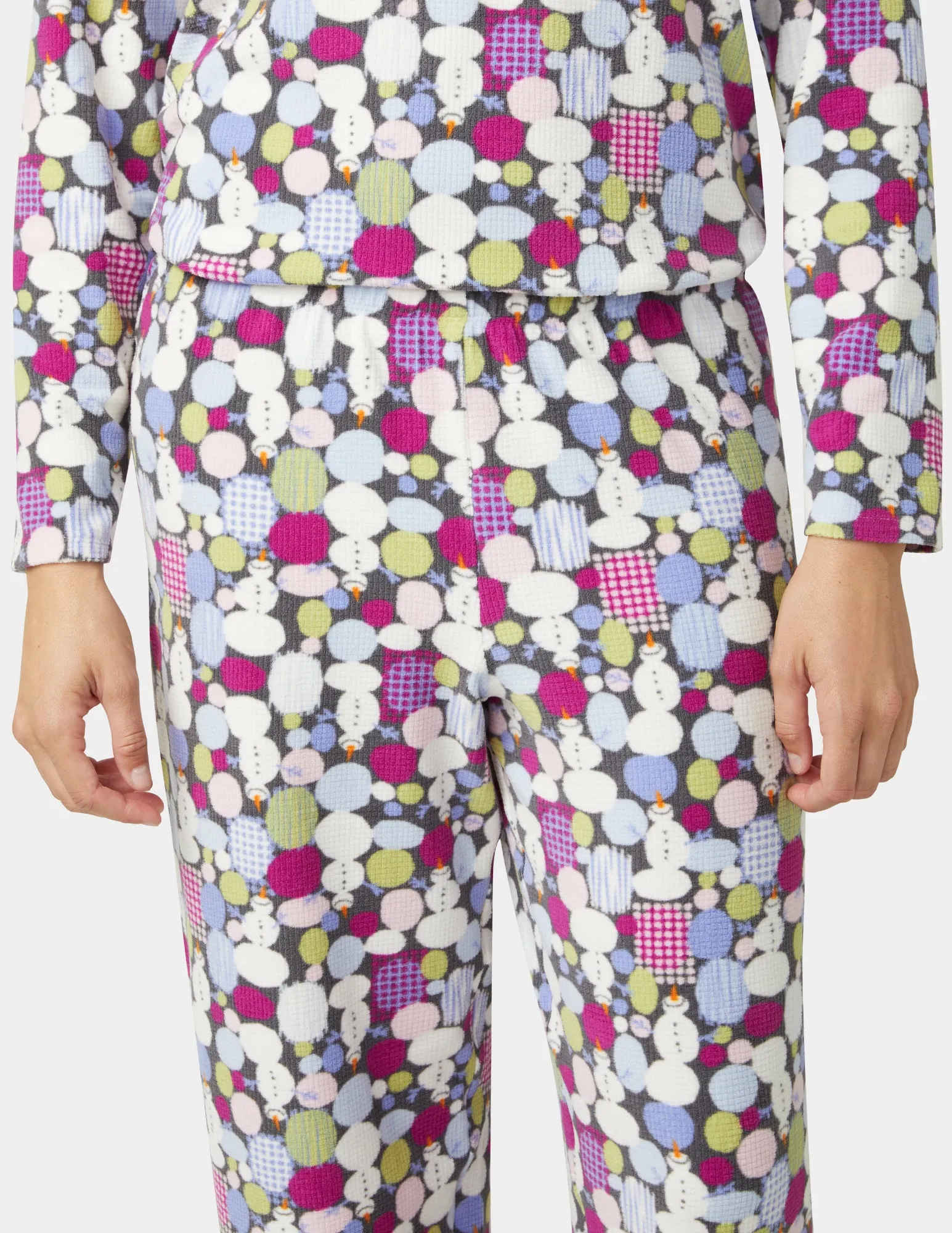 Waffle Fleece PJ Set sold by HUE product image thumbnail 5