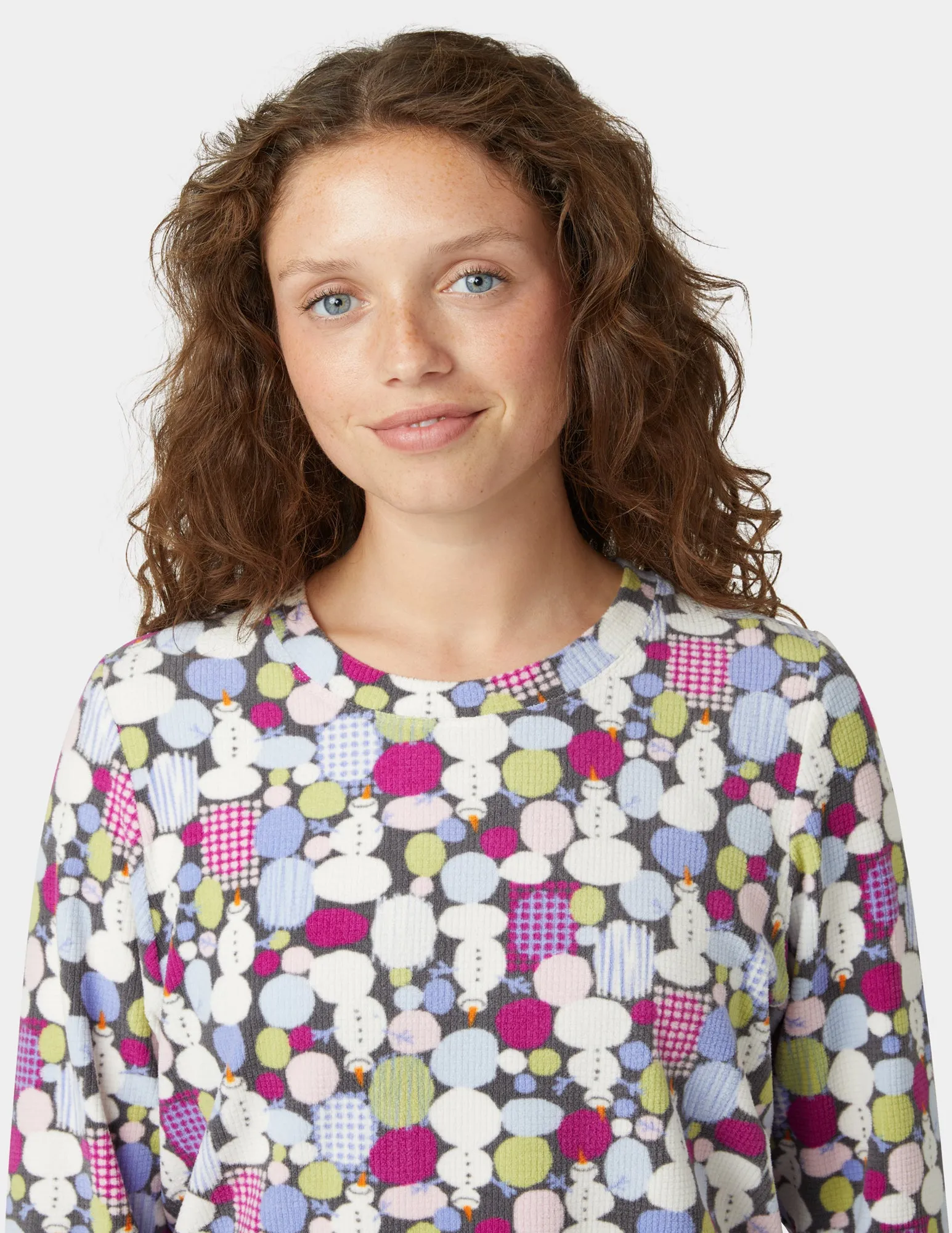 Waffle Fleece PJ Set sold by HUE product image thumbnail 4