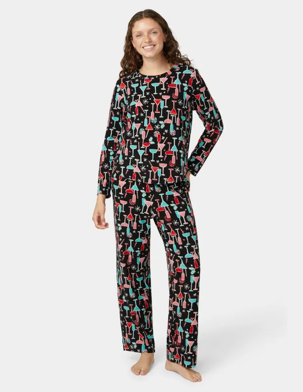 Waffle Fleece PJ Set sold by HUE
