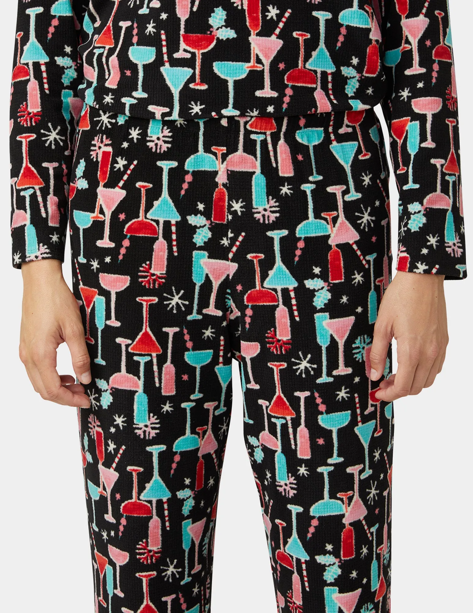 Waffle Fleece PJ Set sold by HUE product image thumbnail 5
