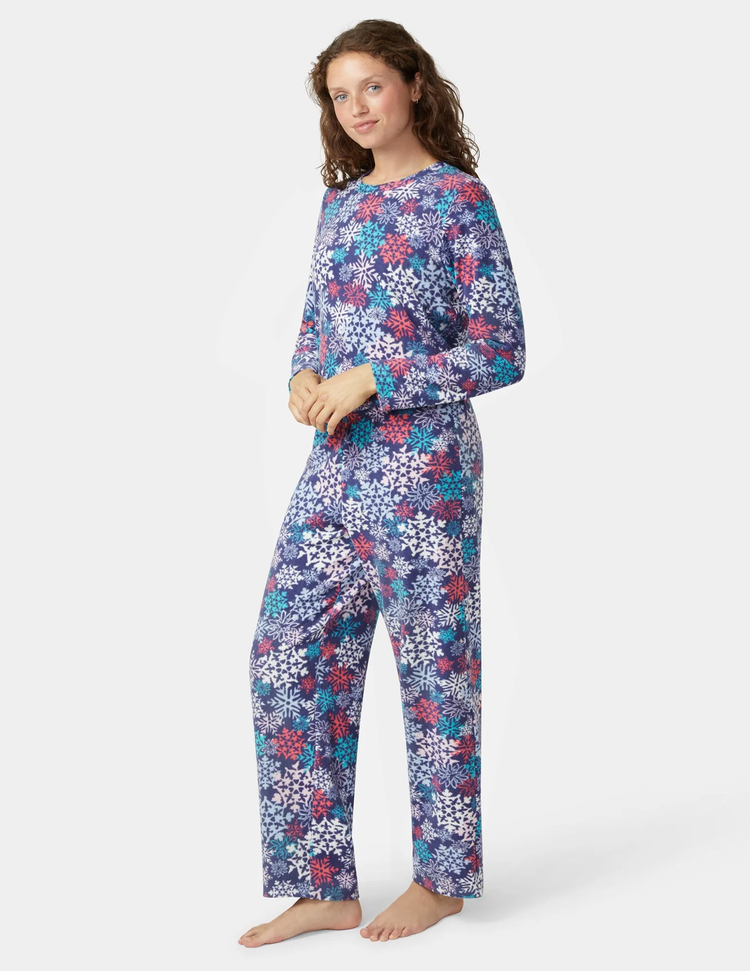 Waffle Fleece PJ Set sold by HUE product image thumbnail 3
